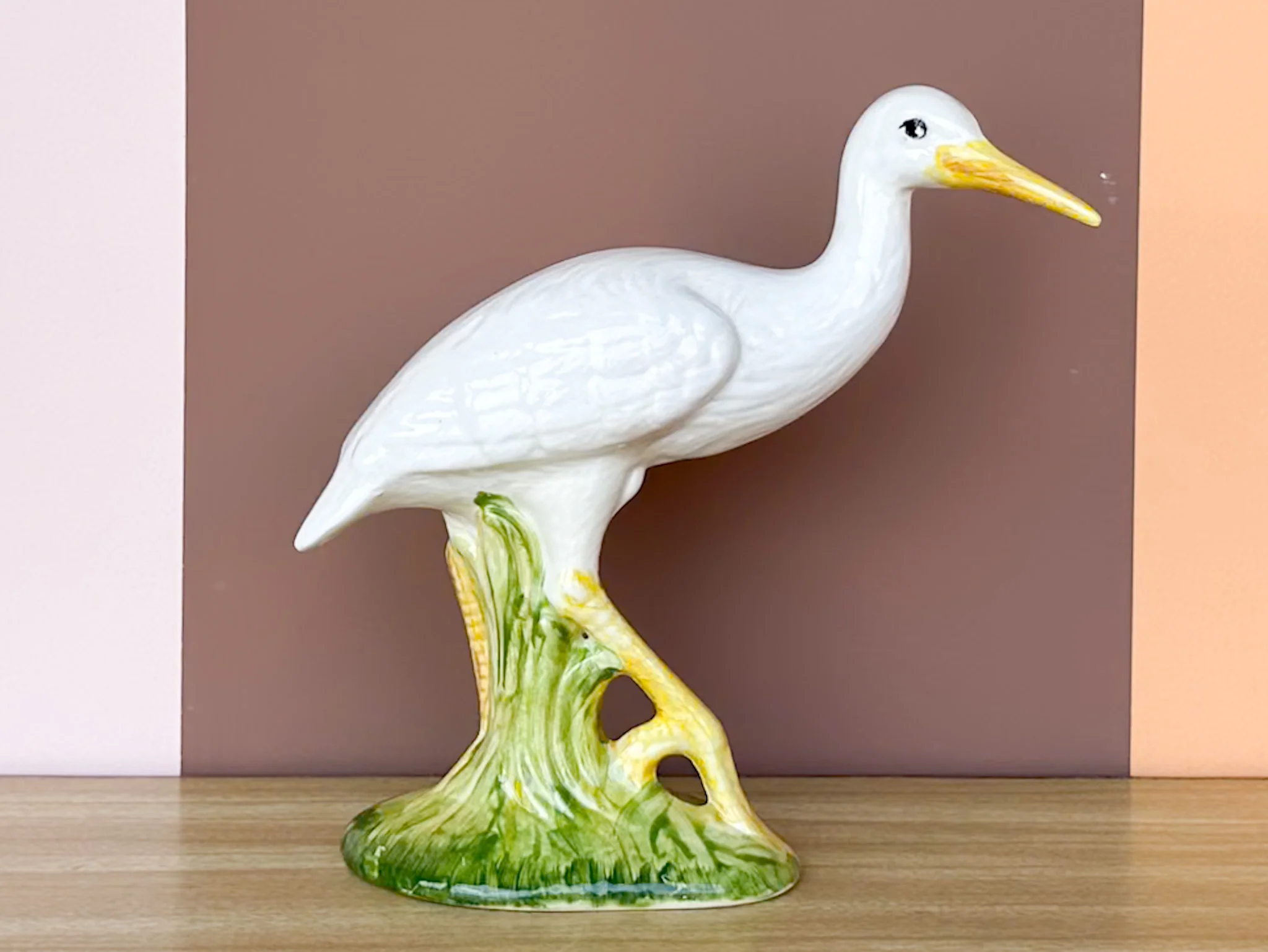 Pair of Old Florida Ceramic Egrets - Image 5