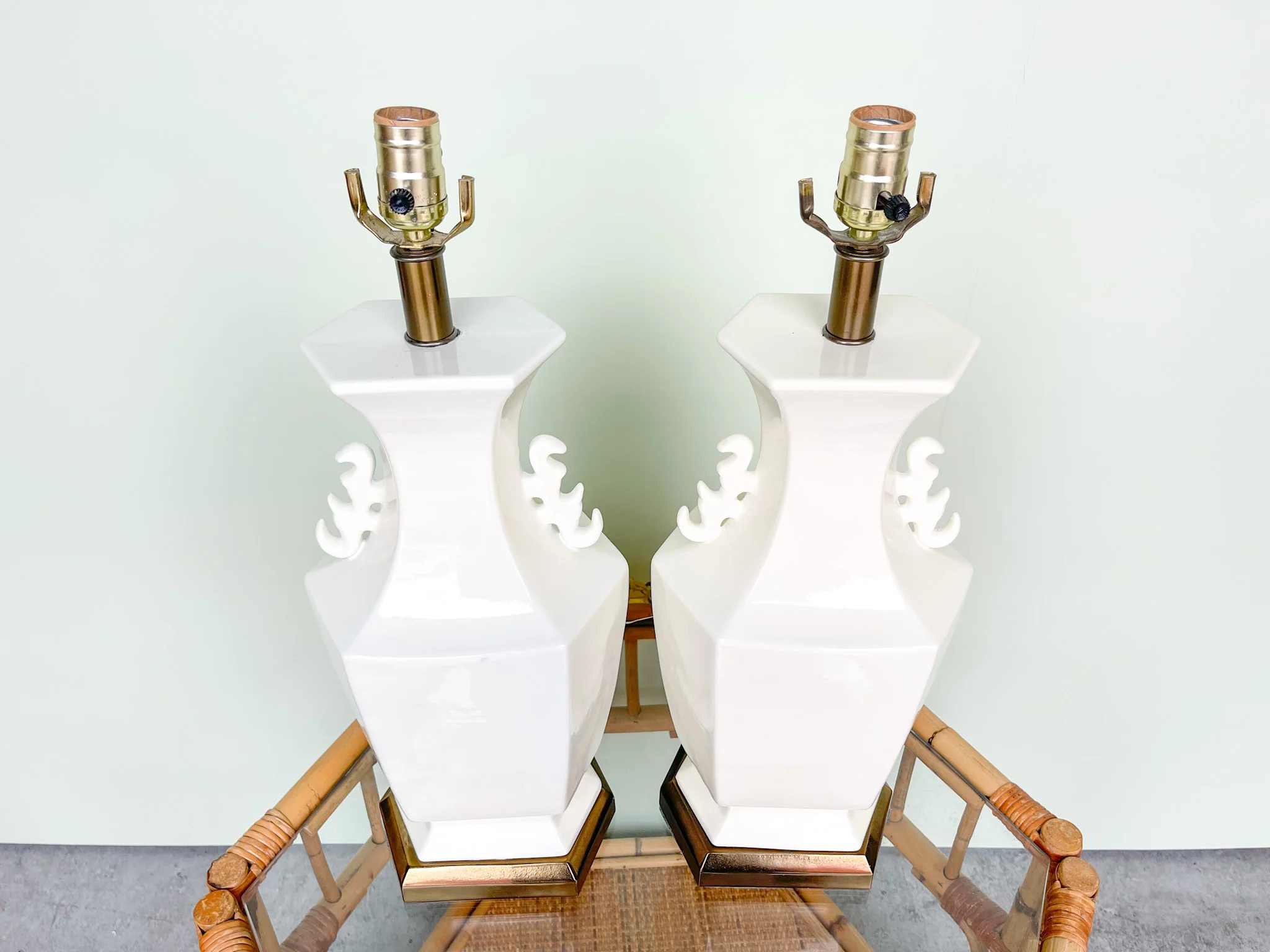 Pair of Palm Beach Chinoiserie Lamps - Image 6