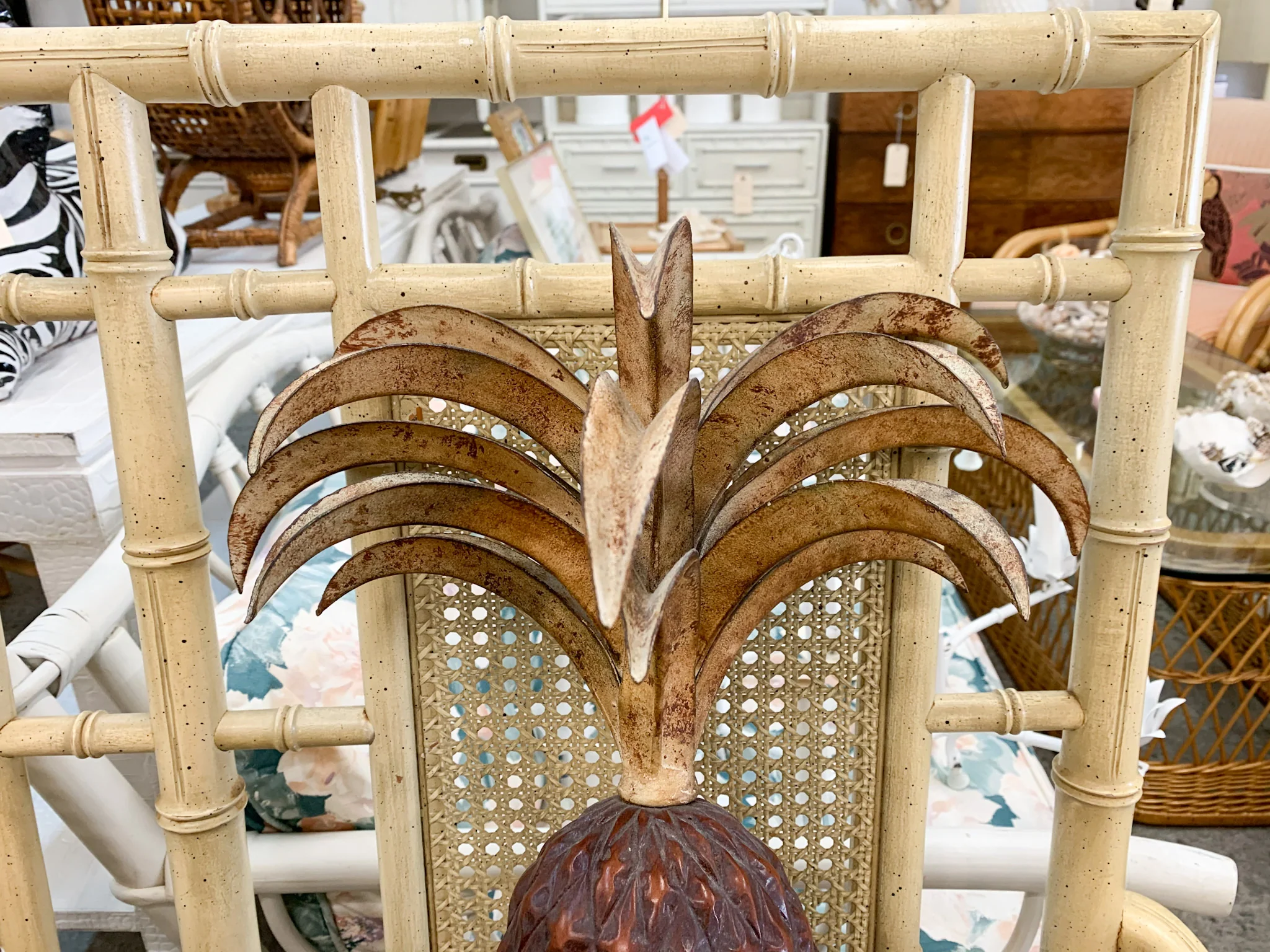 Pair of Palm Beach Pineapple Sconces - Image 2