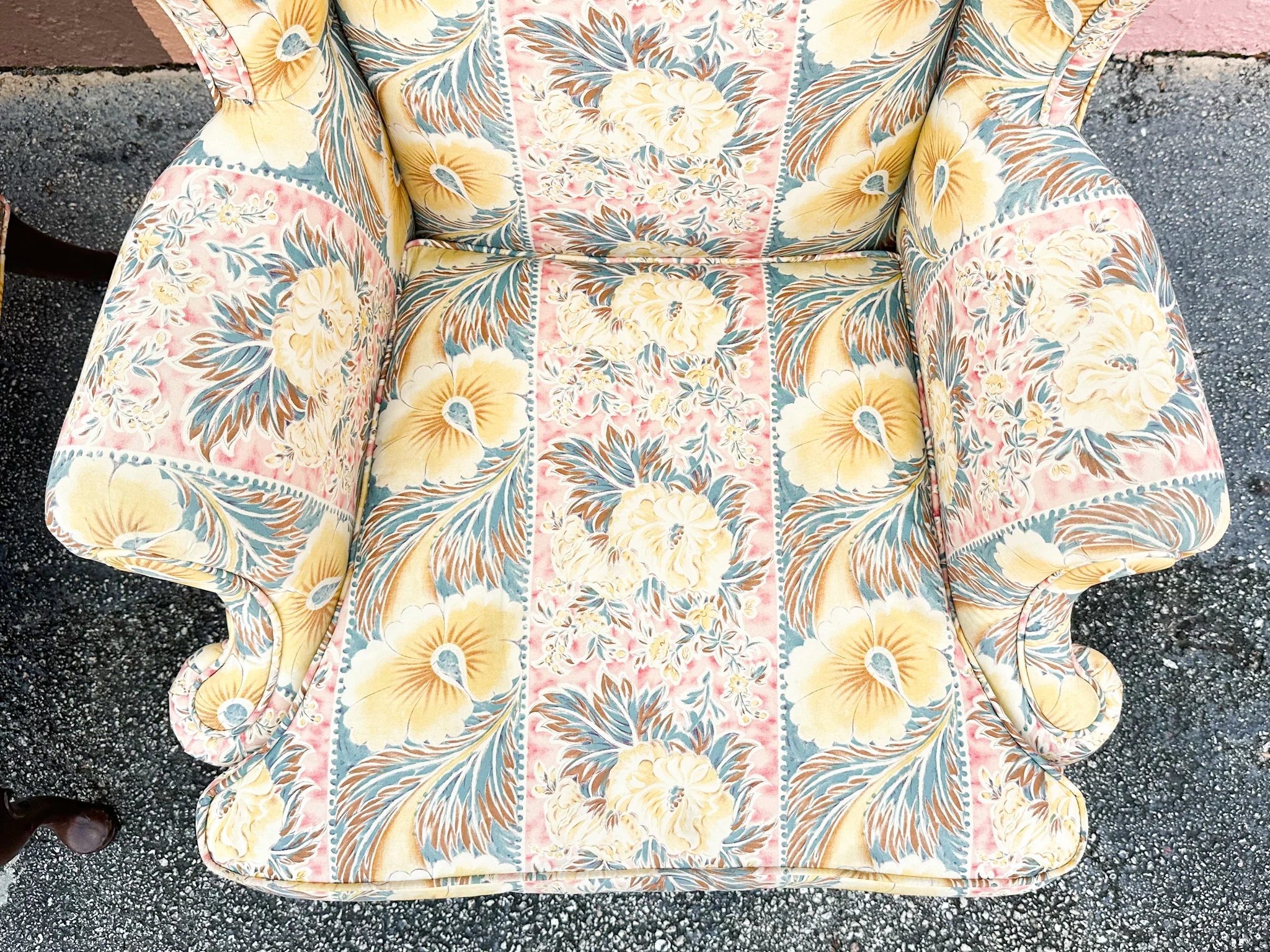 Pair of Palm Beachy Wingback Chairs - Image 11