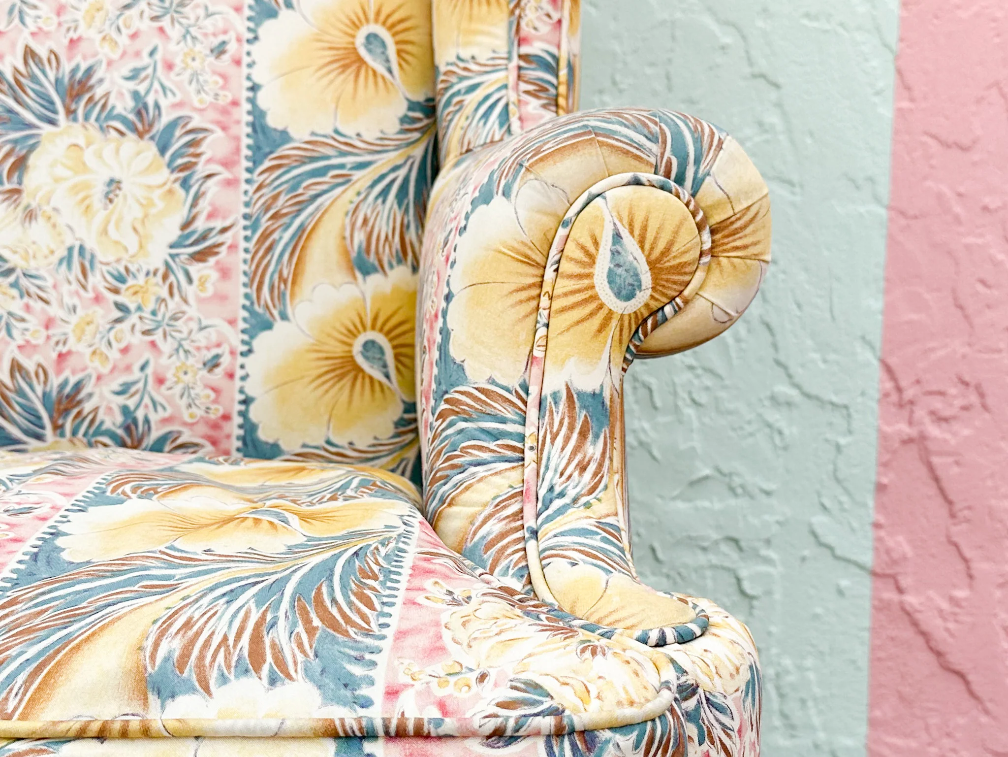 Pair of Palm Beachy Wingback Chairs - Image 18