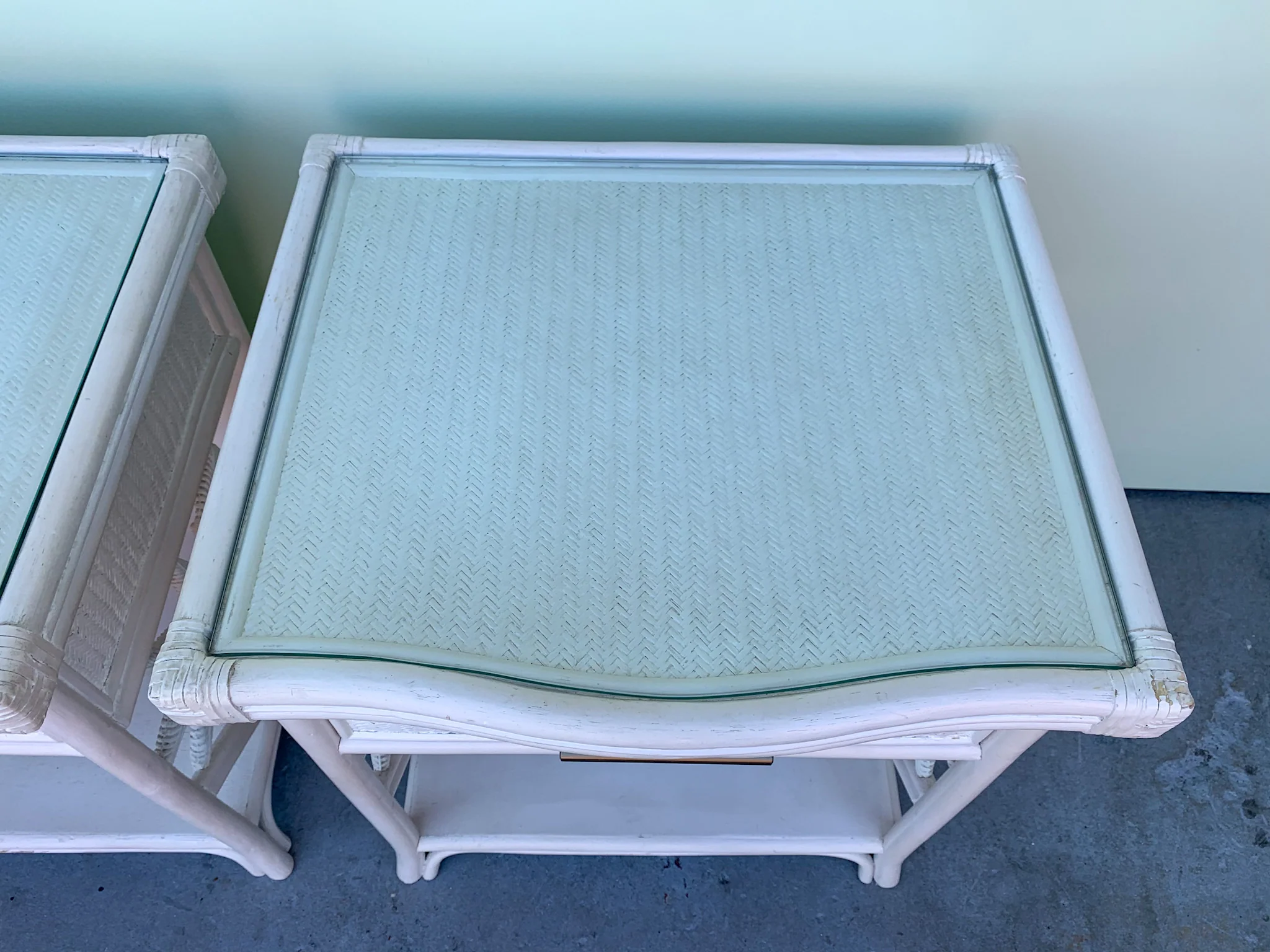 Pair of Palm Tree Nightstands - Image 7