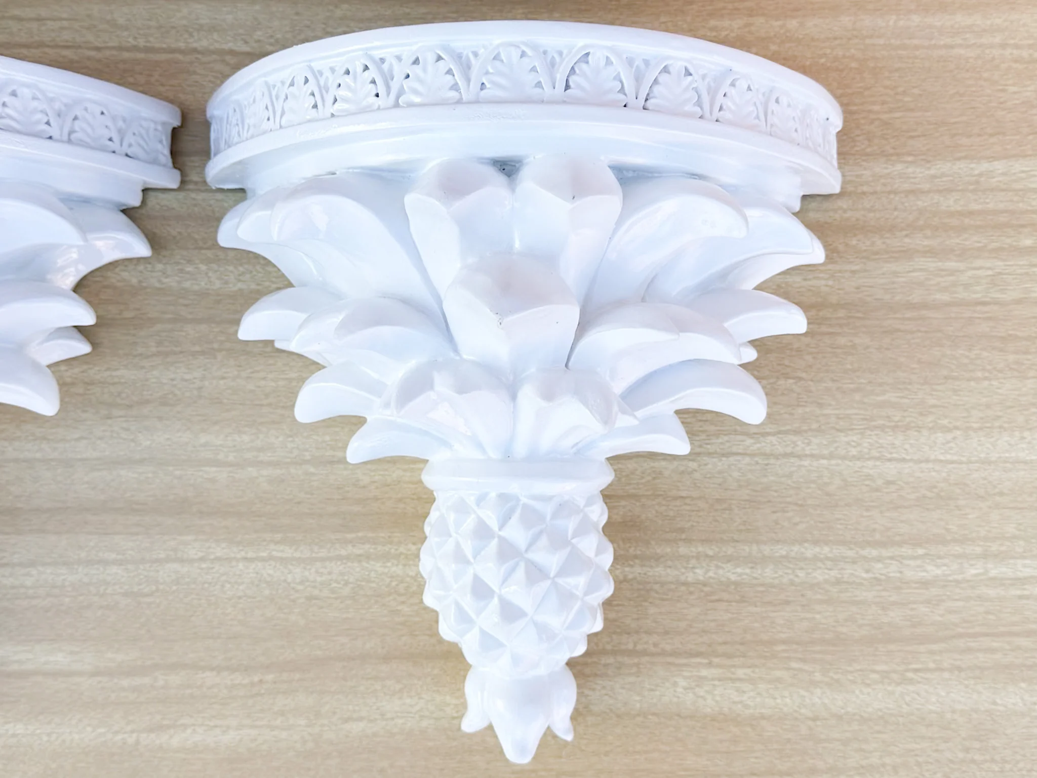 Pair of Pineapple Wall Shelves - Image 3