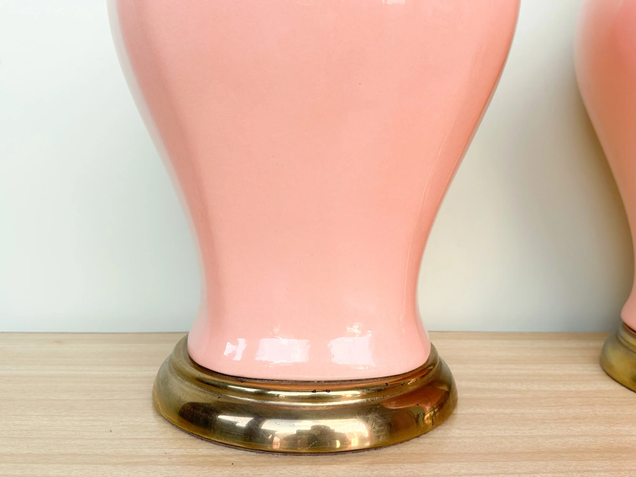 Pair of Pink Chic Ginger Jar Lamps - Image 4