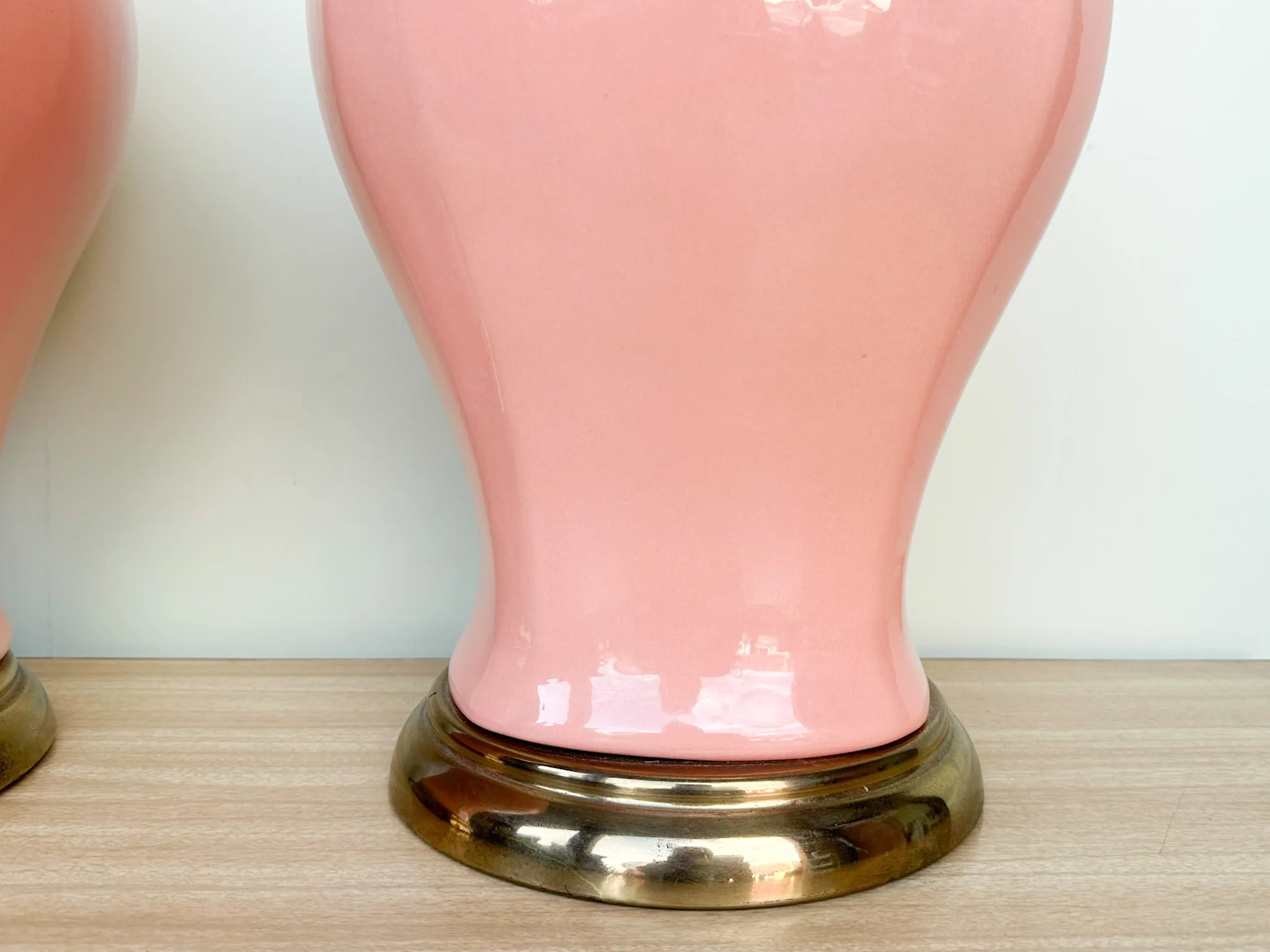 Pair of Pink Chic Ginger Jar Lamps - Image 8