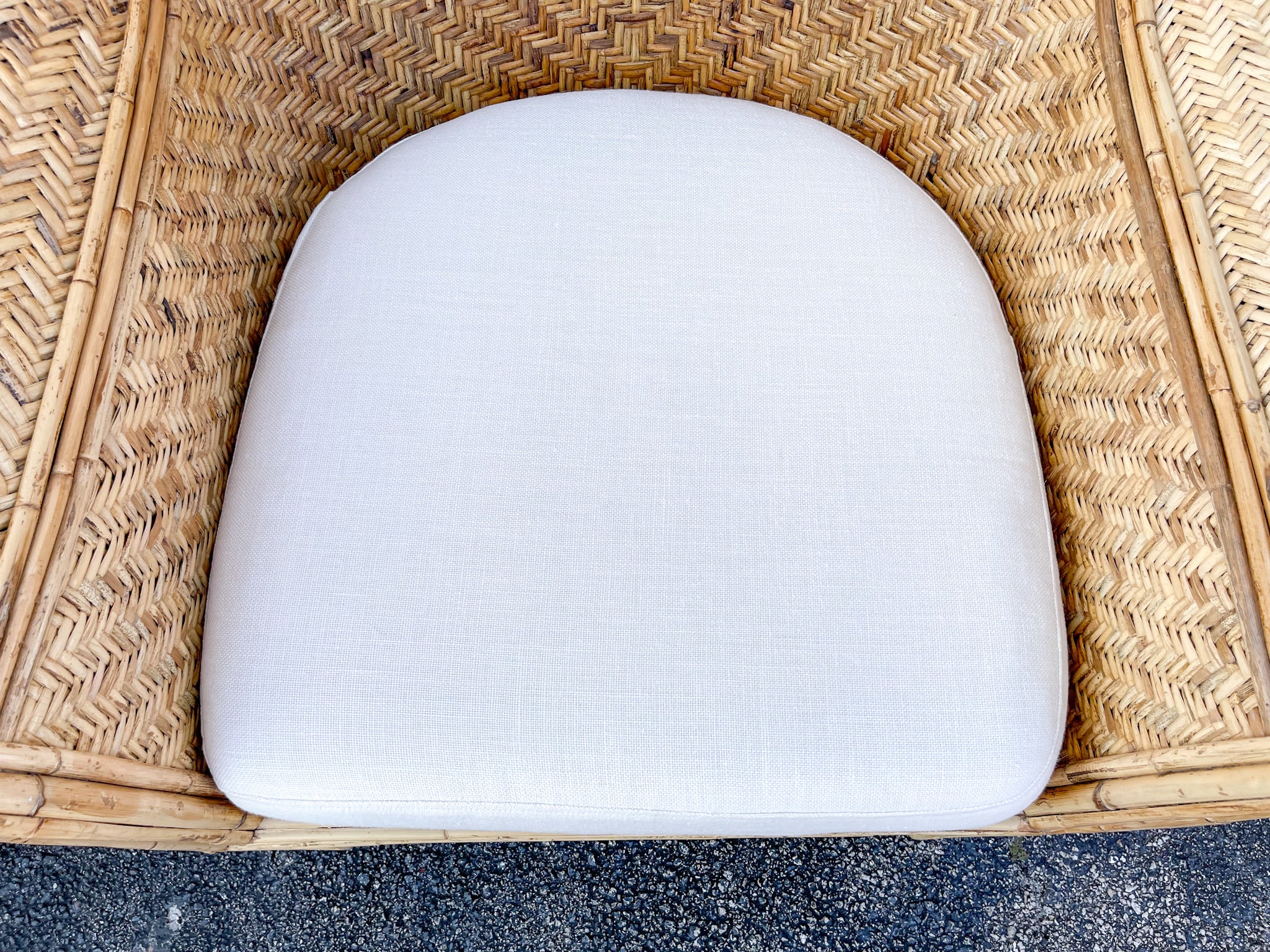 Pair of Ralph Lauren Rattan Lounge Chairs - Image 3