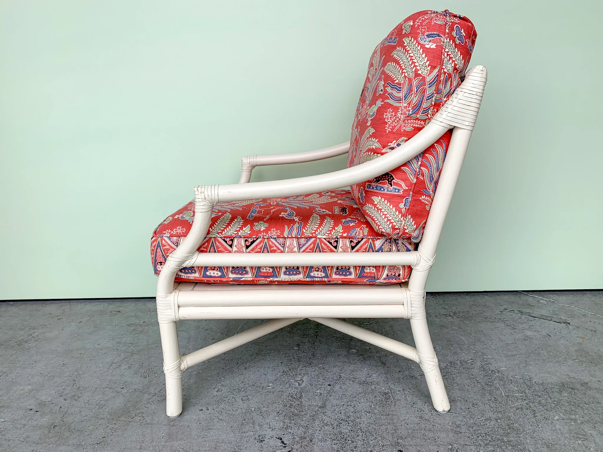 Pair of Rattan McGuire Lounge Chairs - Image 4