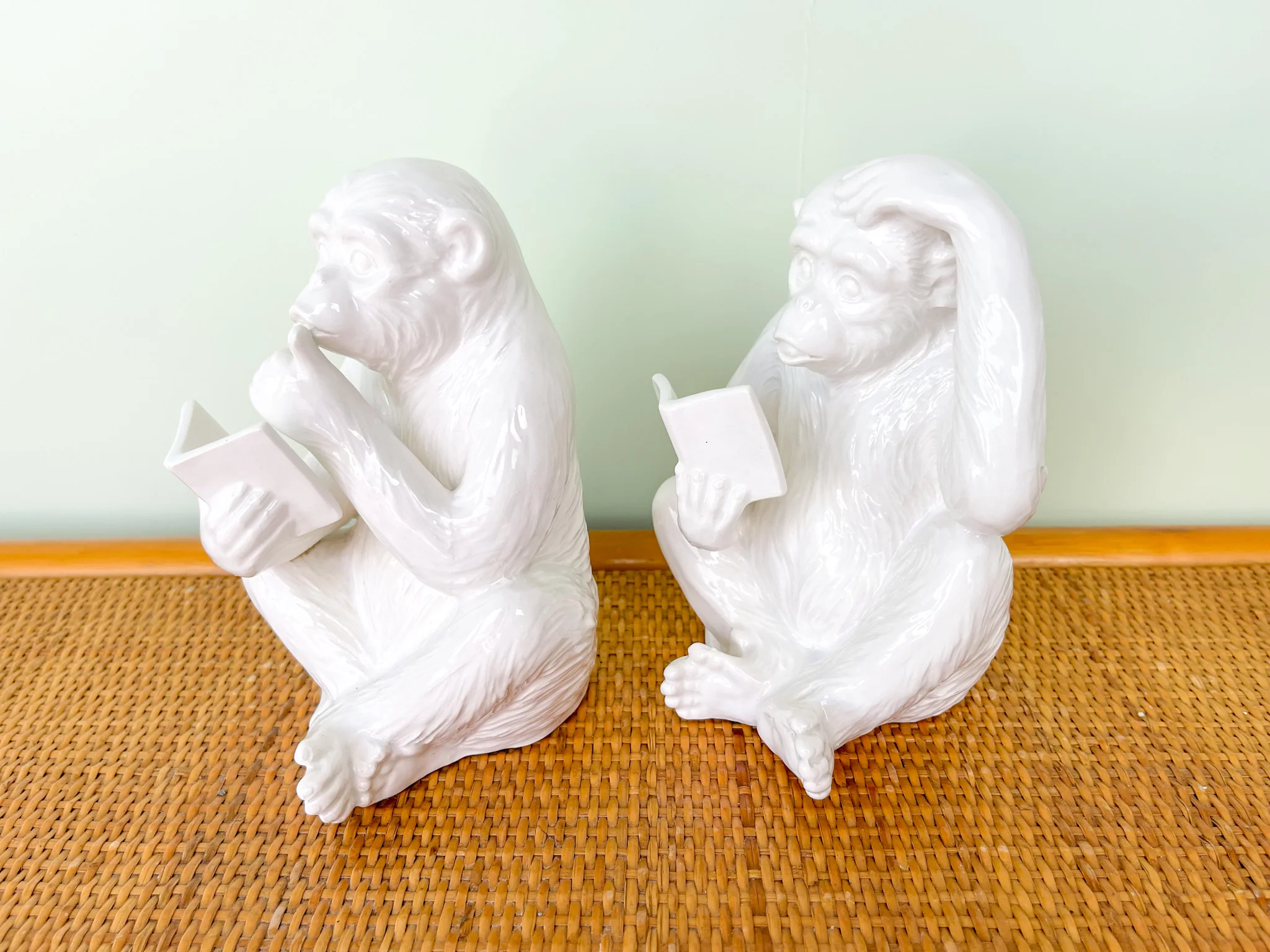 Pair of Reading Monkeys - Image 2