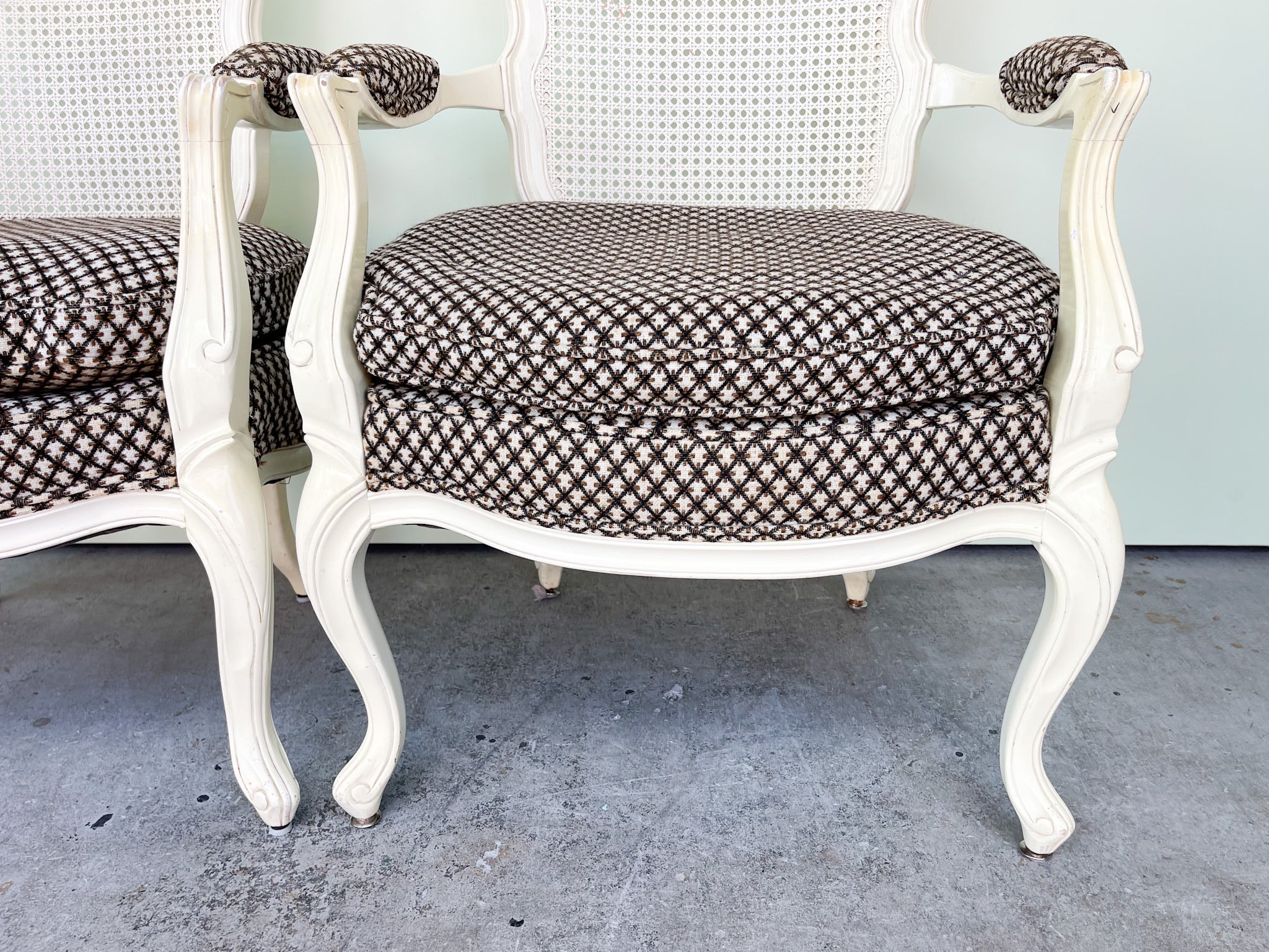 Warehouse Wednesday Sale: Pair of Regency Bergère Chairs - Image 8