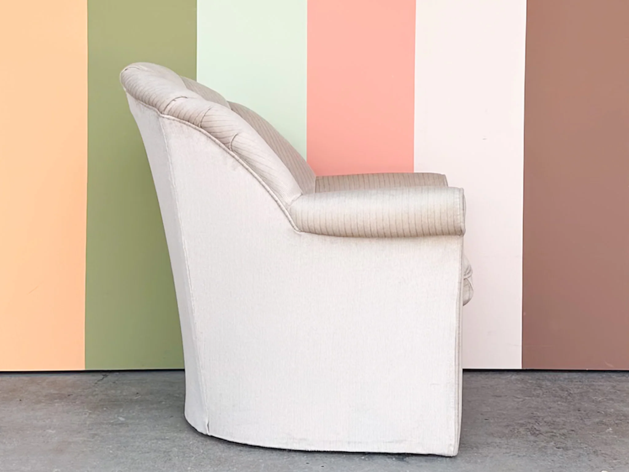 Shell Back Upholstered Chair - Image 6