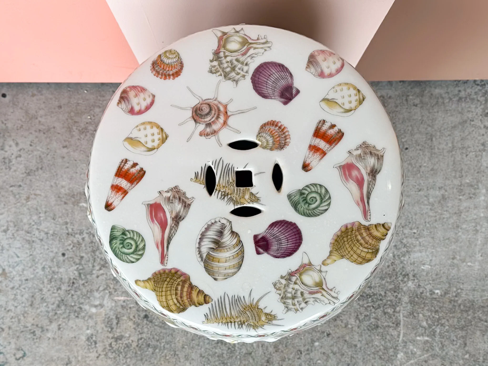 Pair of Shell Chic Garden Seats - Image 6