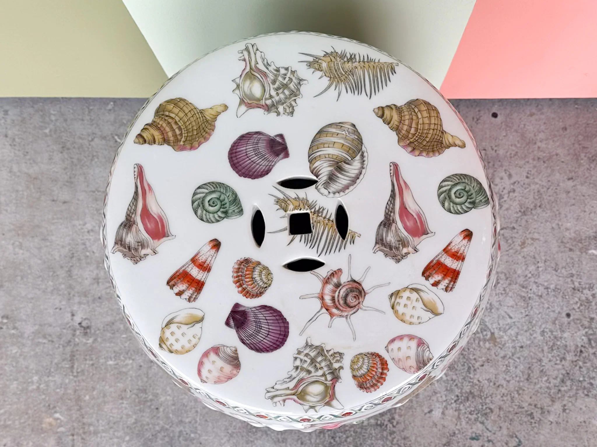 Pair of Shell Chic Garden Seats - Image 7