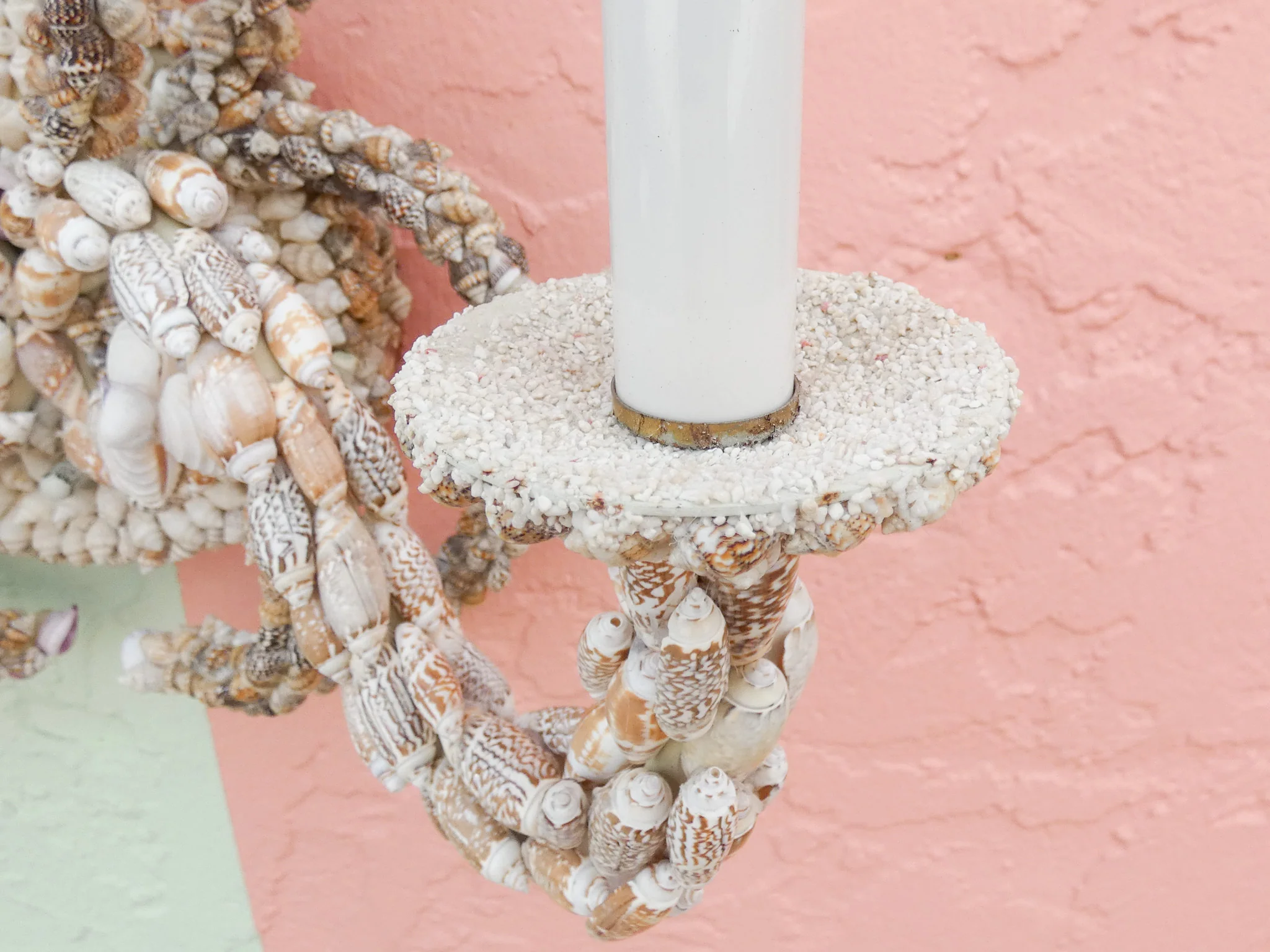 Pair of Shell Encrusted Wall Sconces - Image 12