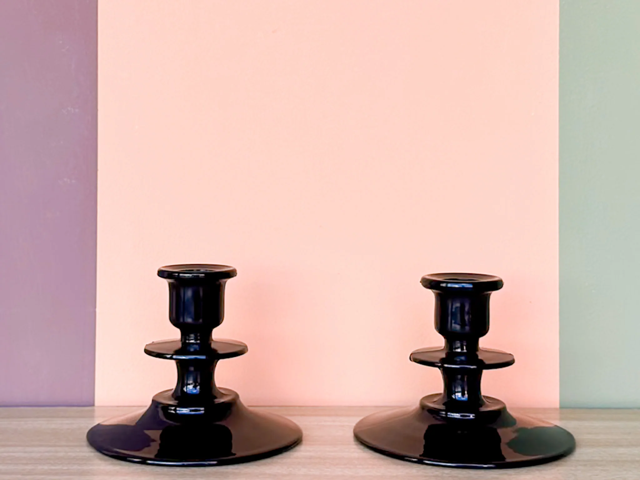 Pair of Spooky Candle Holders