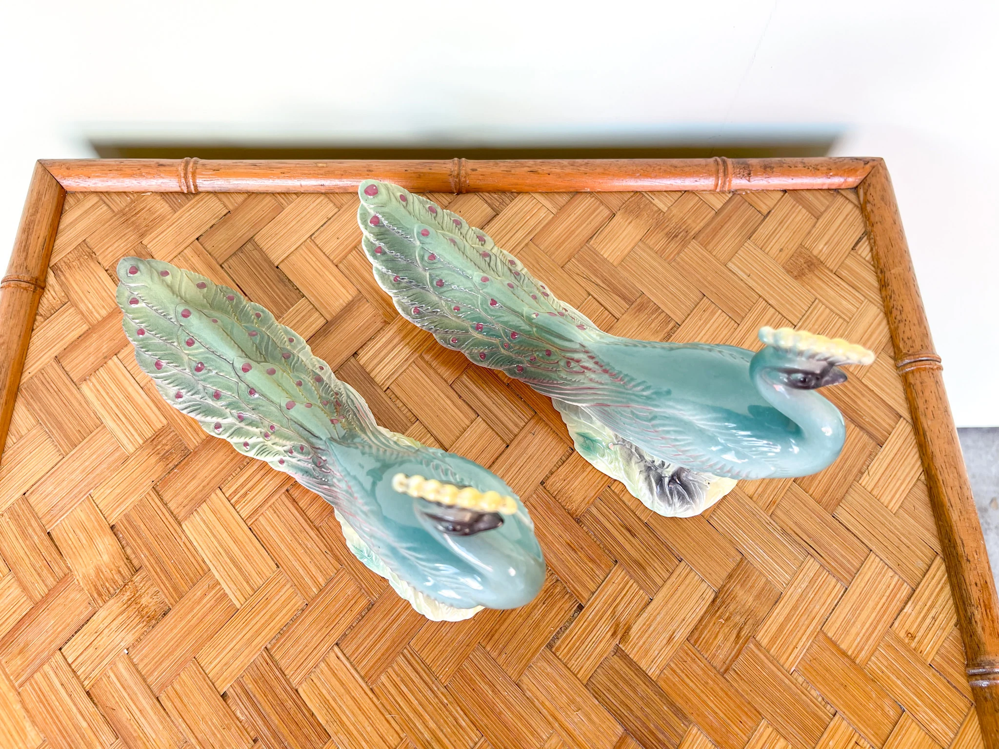 Pair of Sweet 1950s Peacocks - Image 4