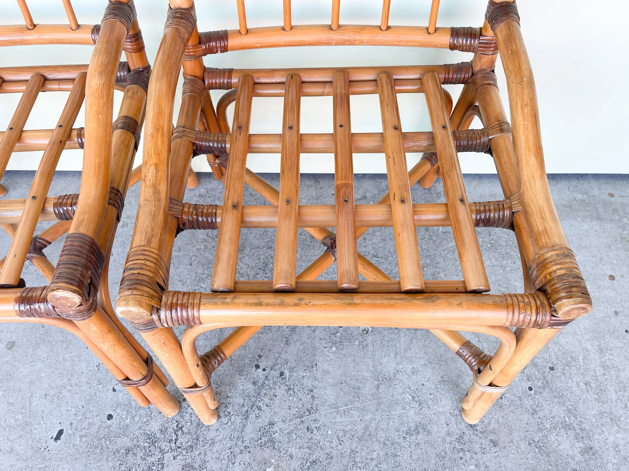 Pair of Sweet Rattan Chairs - Image 6
