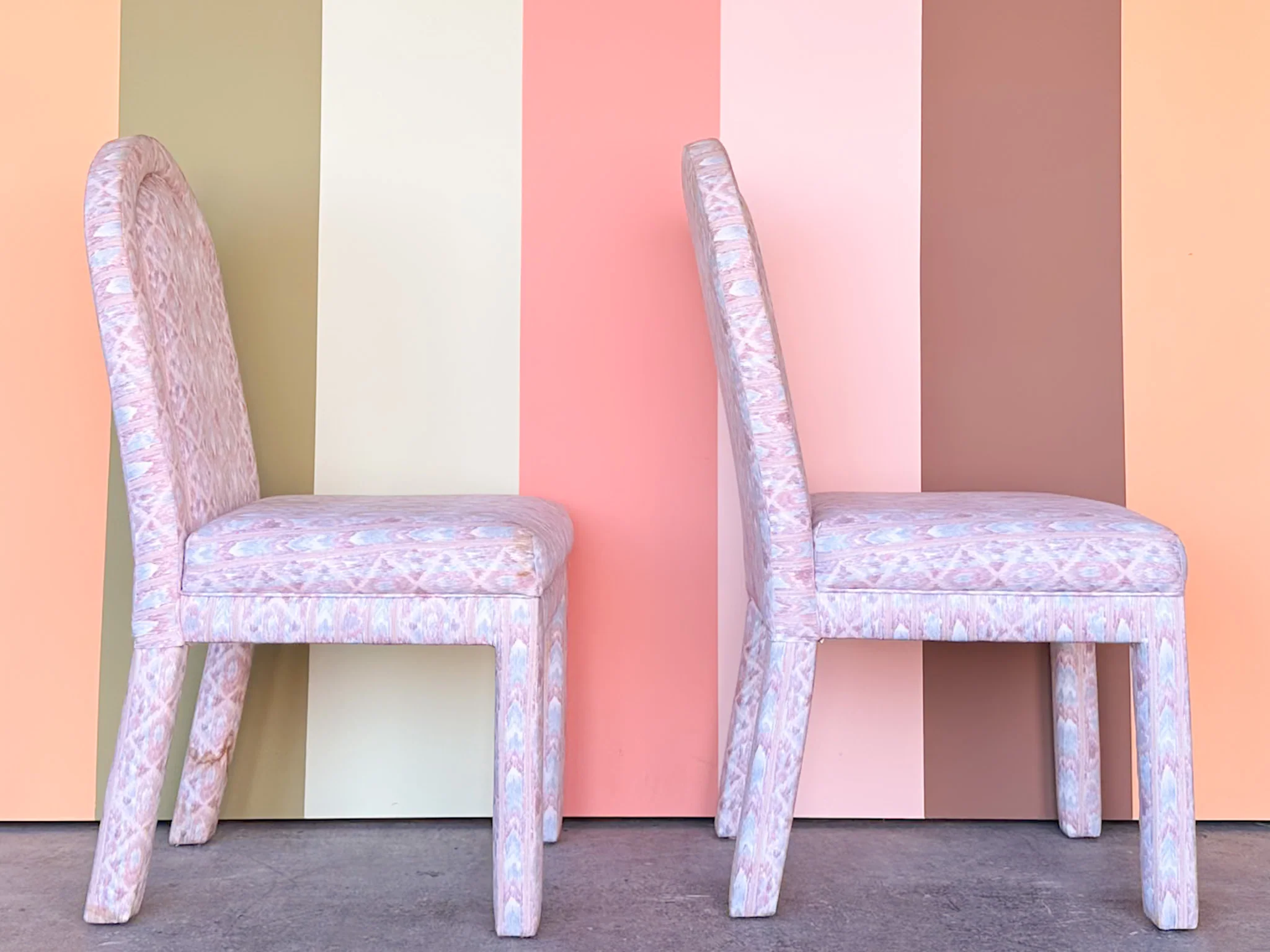Pair of Upholstered Parsons Style Side Chairs - Image 6