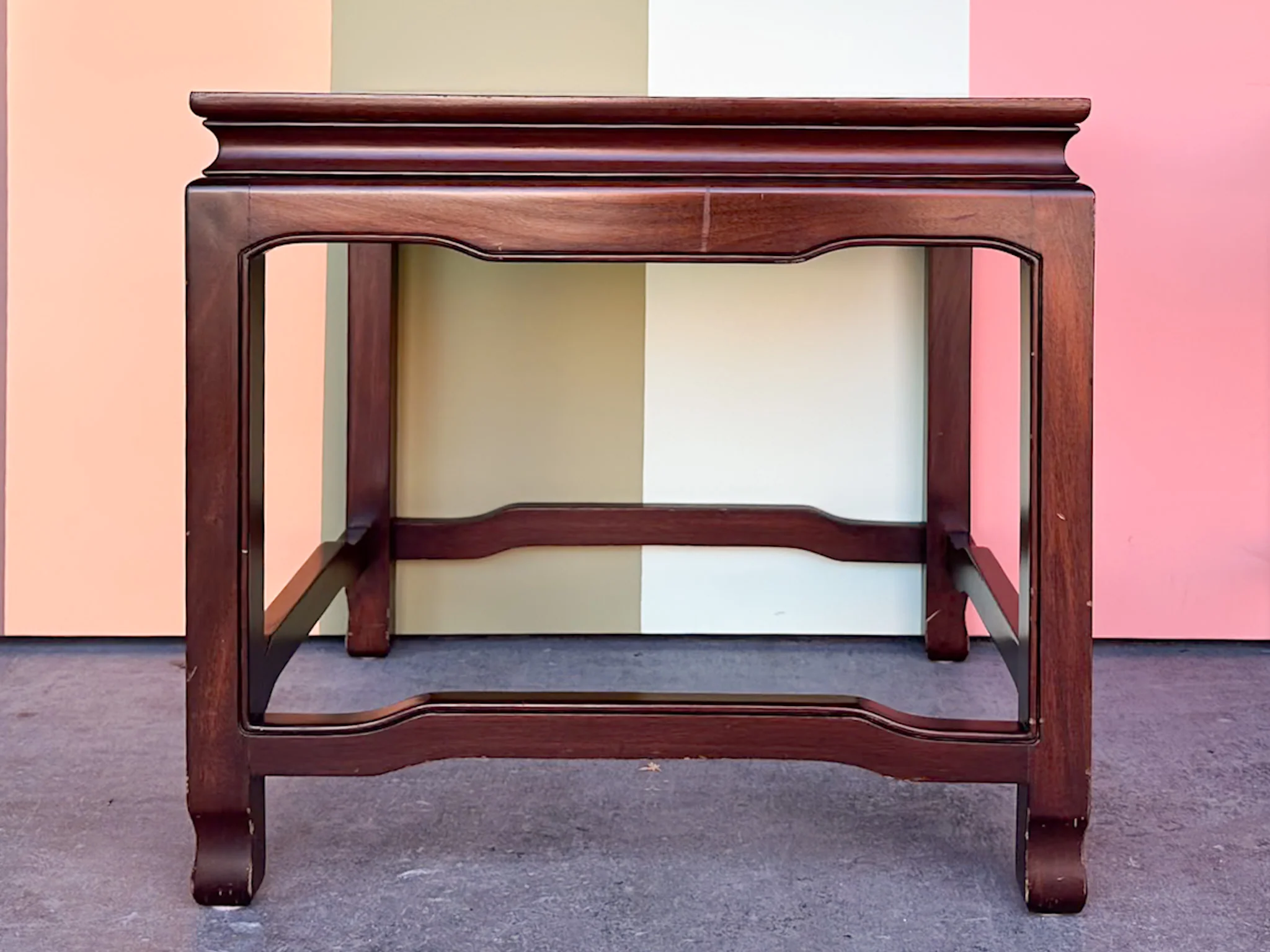 Pair of Wood Ming Style Side Tables - Image 3