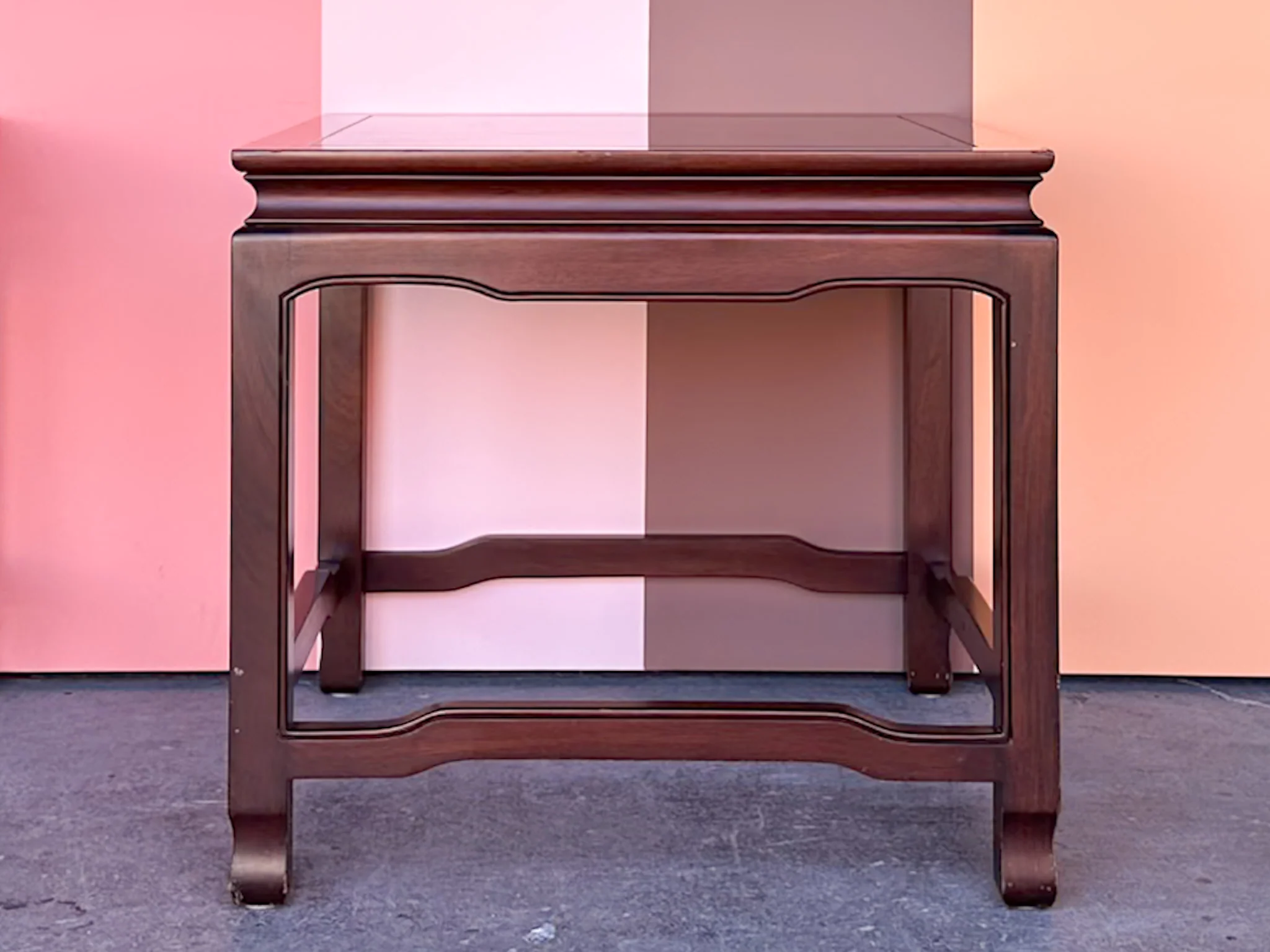 Pair of Wood Ming Style Side Tables - Image 4