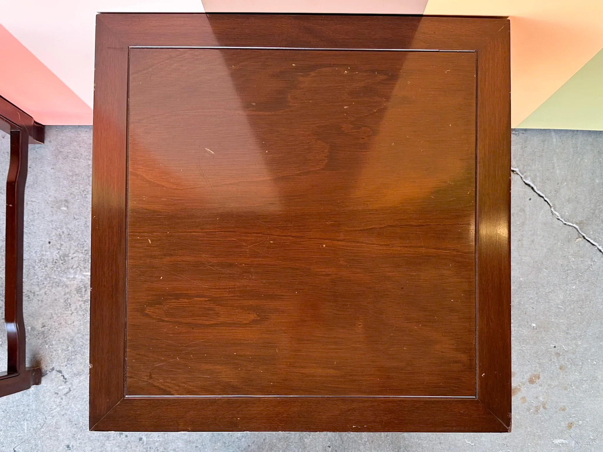 Pair of Wood Ming Style Side Tables - Image 6