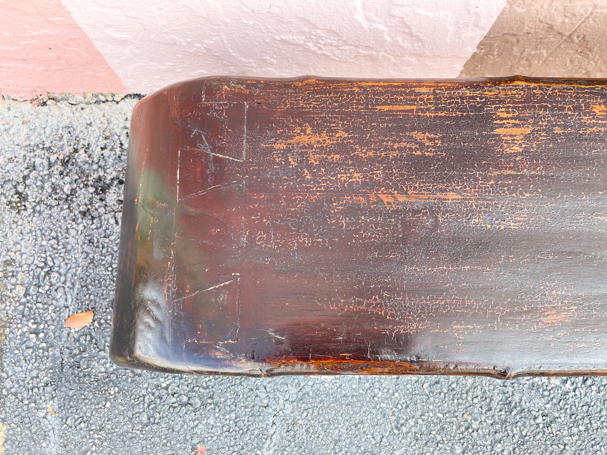 Pair of Wood Scroll Tables - Image 8