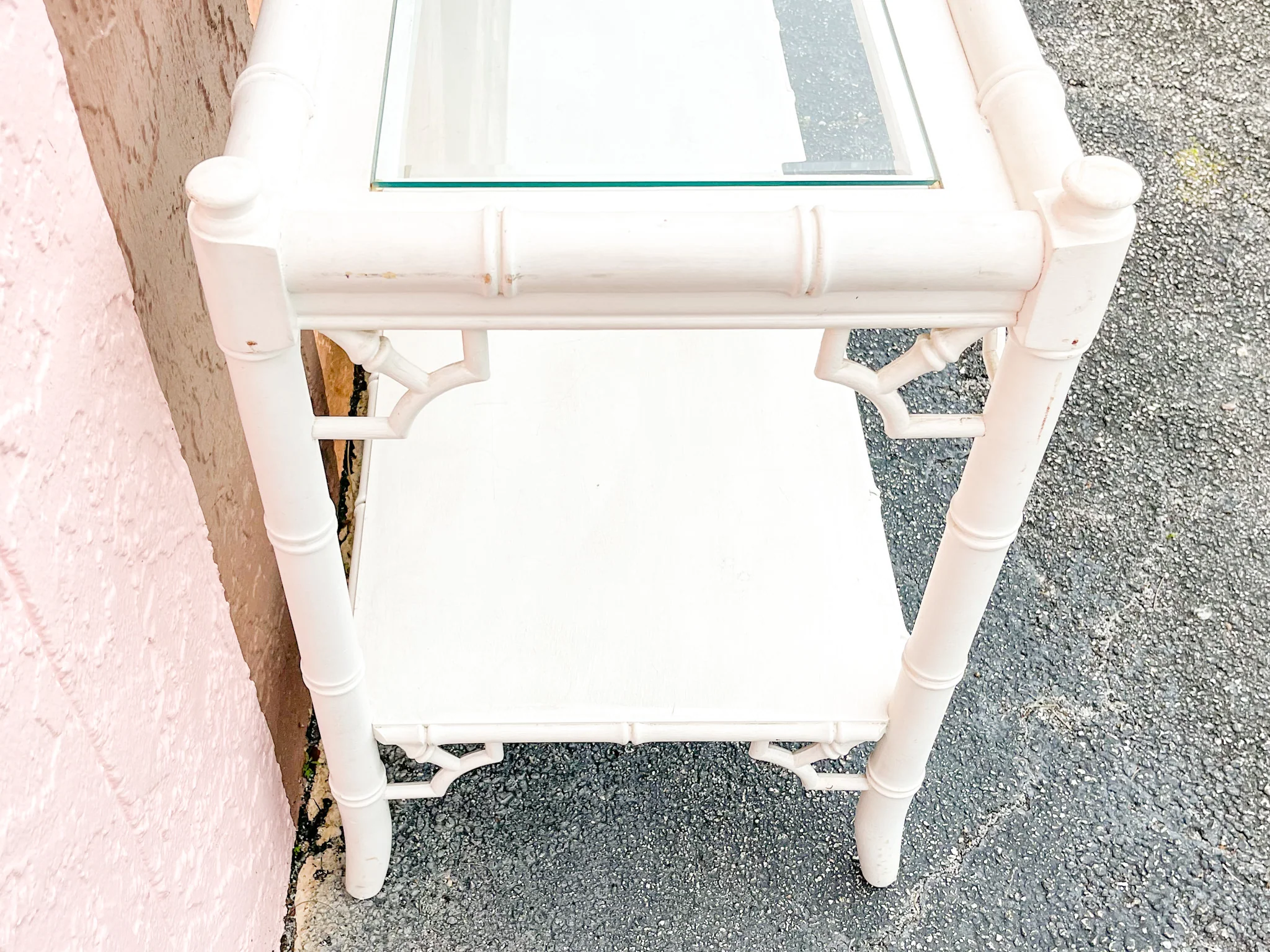Palm Beach Chic Faux Bamboo Console - Image 8