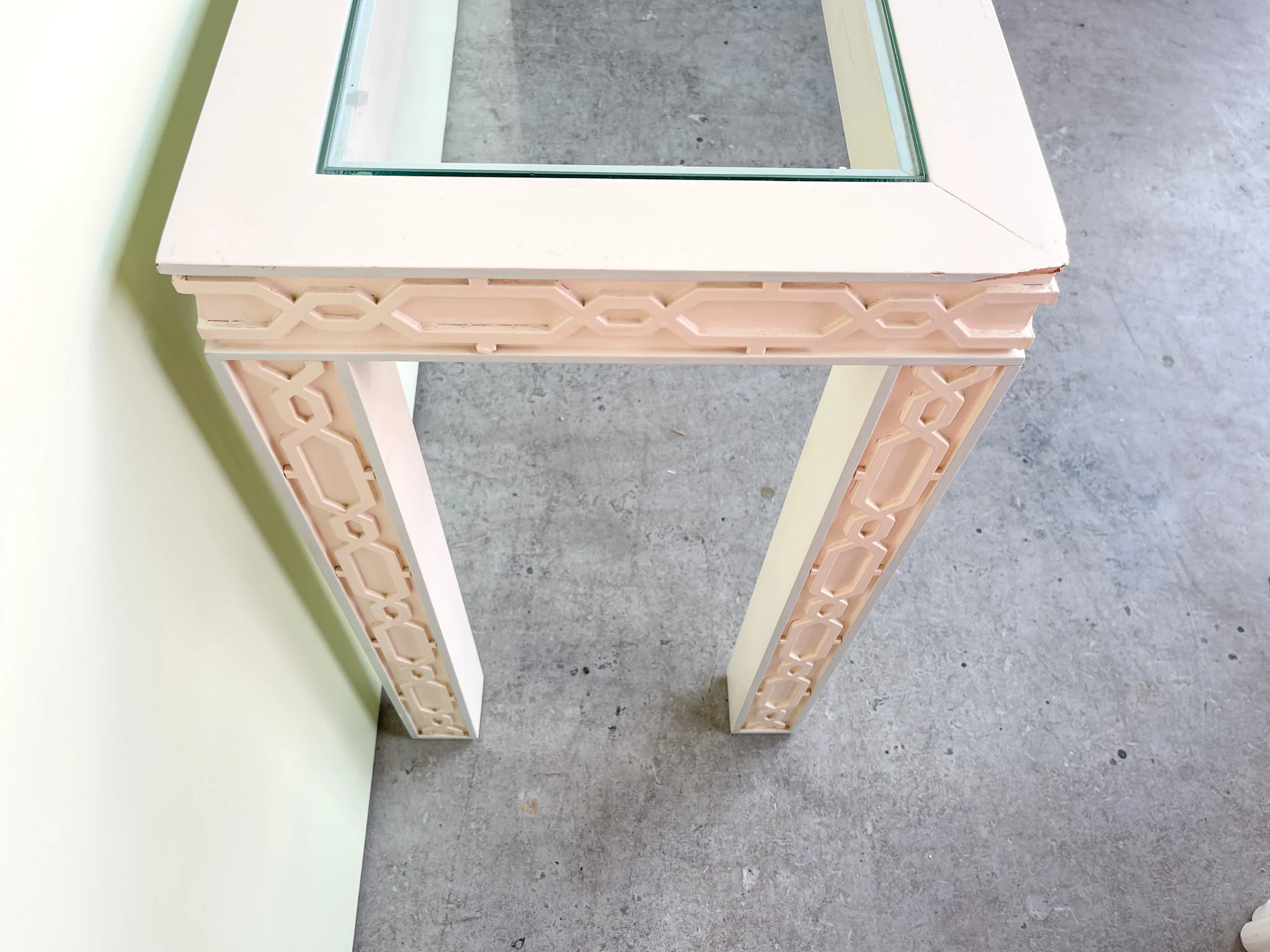 Palm Beach Chic Fretwork Console - Image 2