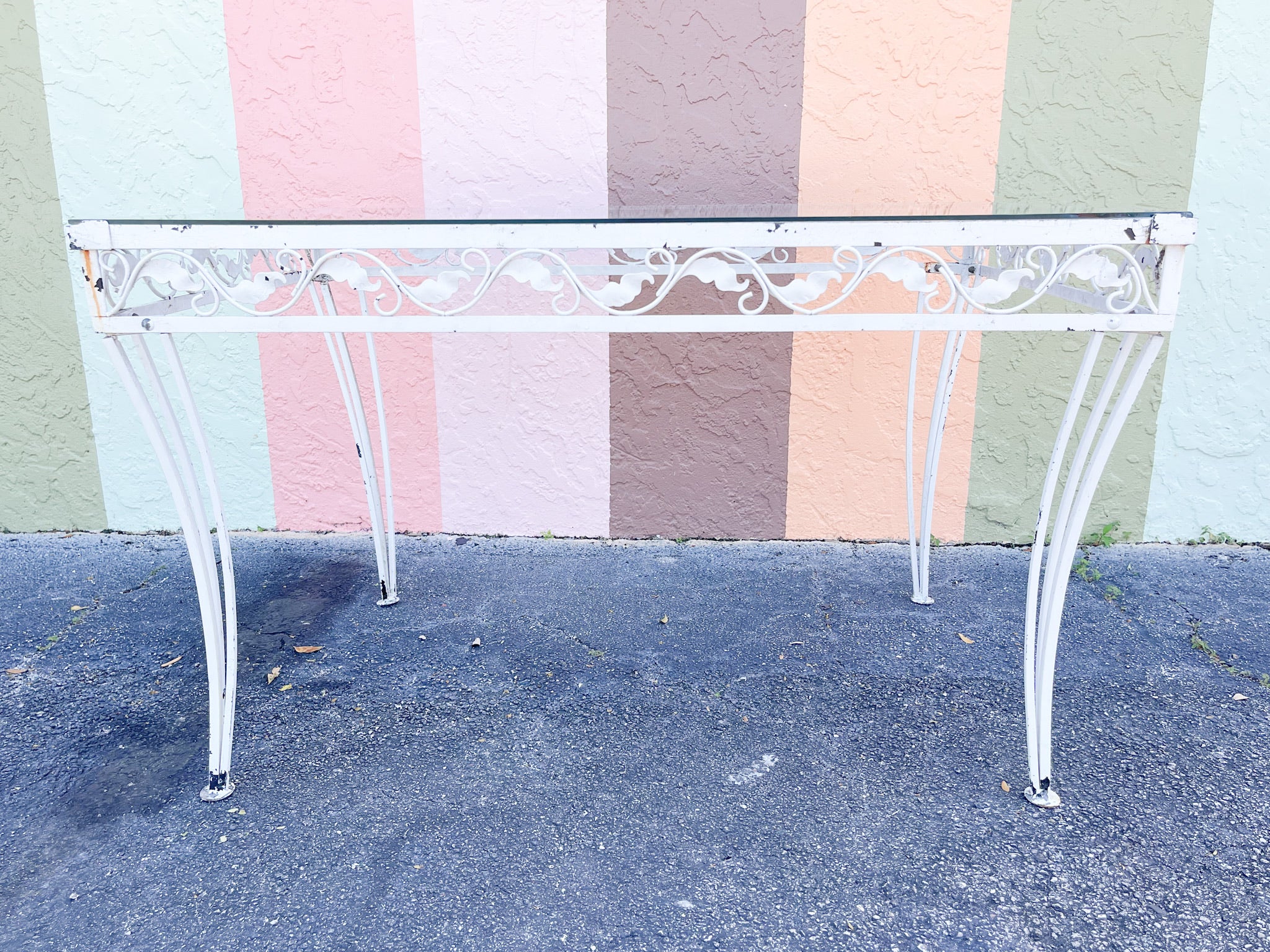 Palm Beach Chic Outdoor Table Set - Image 3