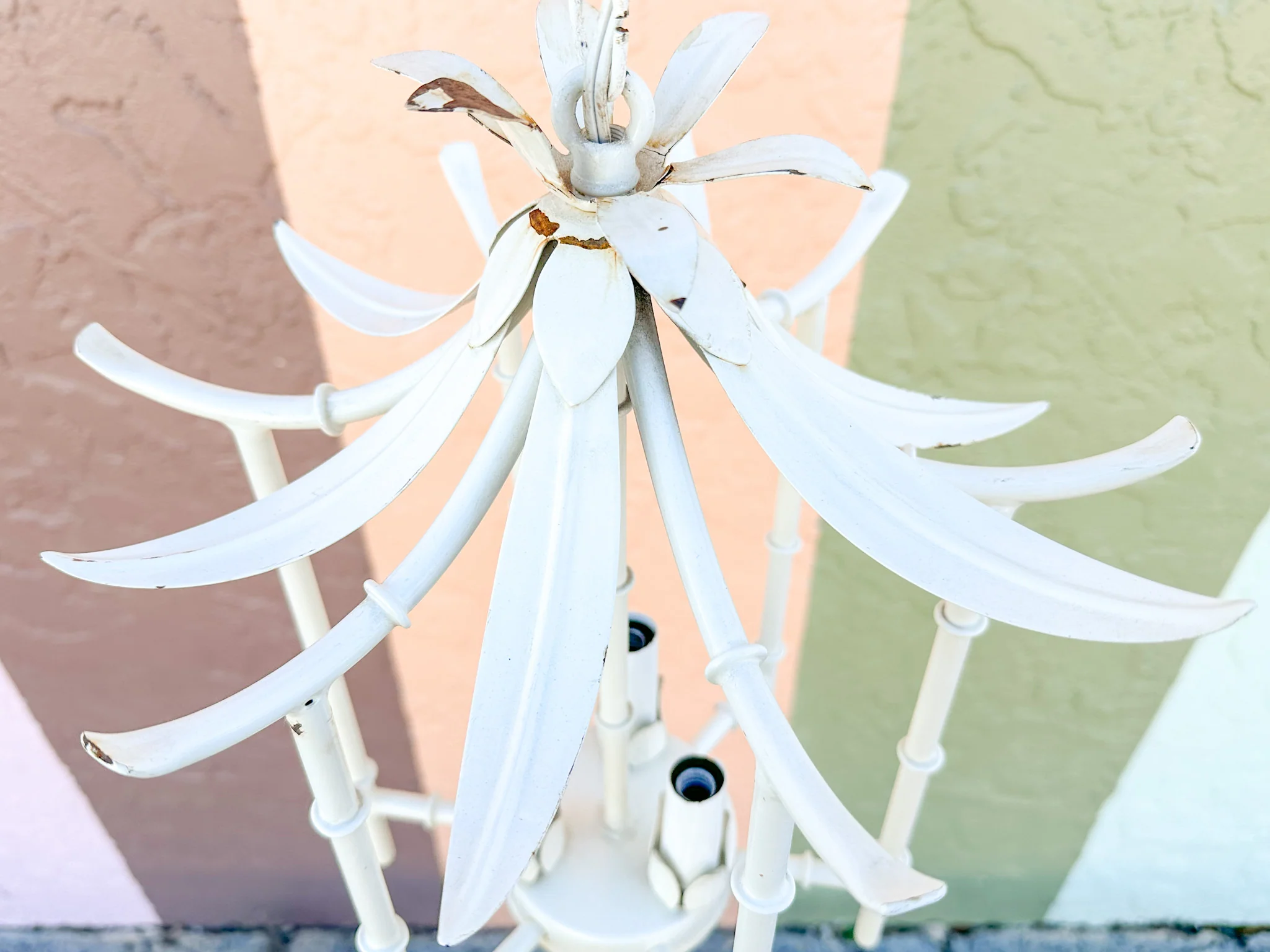 Petite Palm Beach Chic Pagoda Chandelier - Image 5