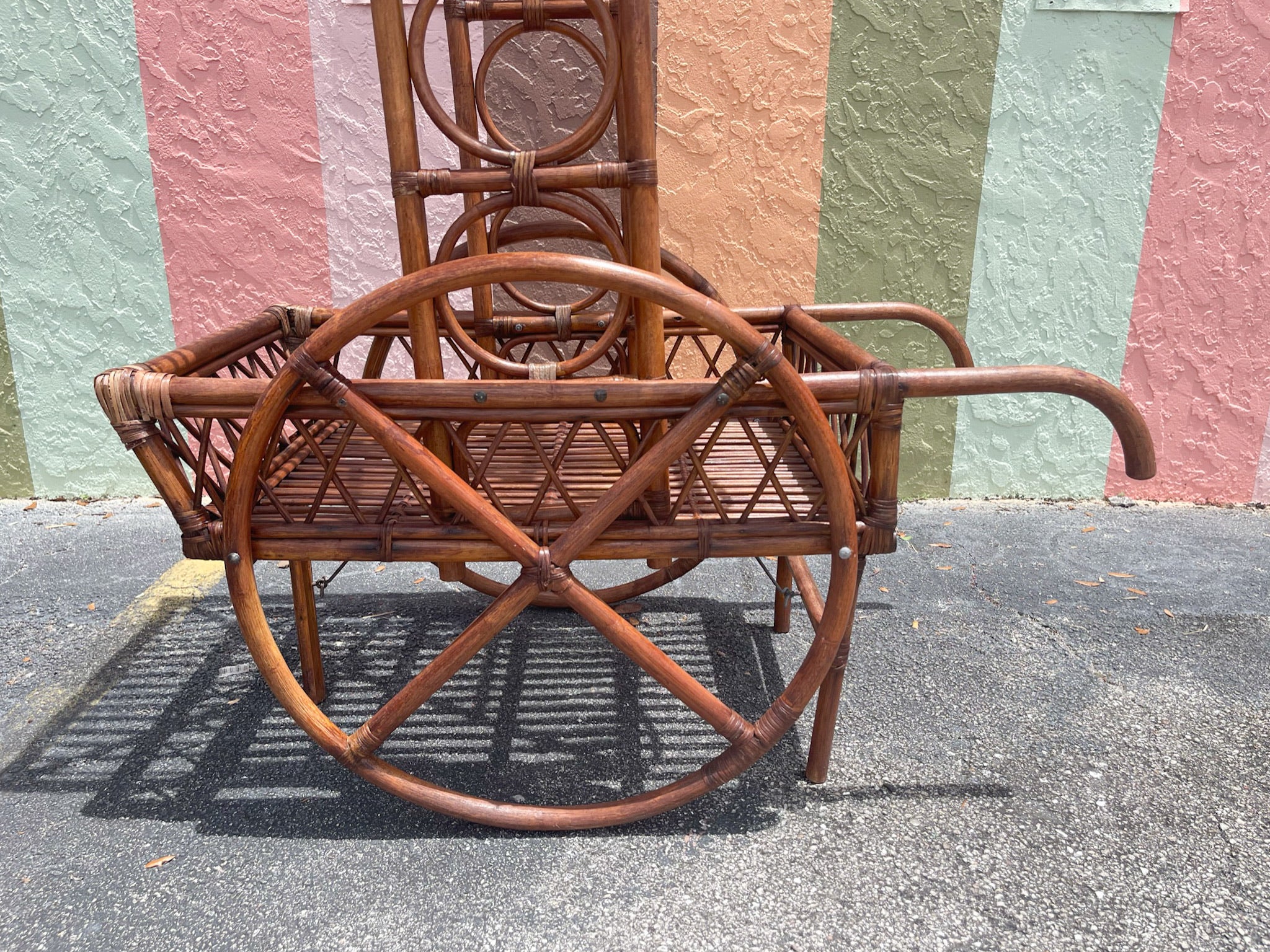 Palm Beach Chic Rattan Rickshaw - Image 3