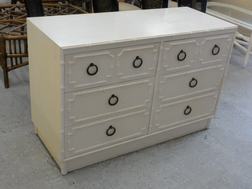 Palm Beach Faux Bamboo Double Dresser - Image 11