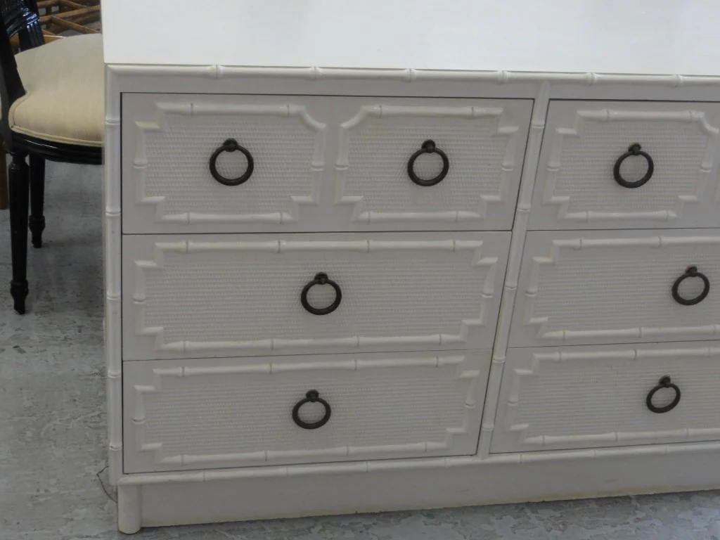 Palm Beach Faux Bamboo Double Dresser - Image 3