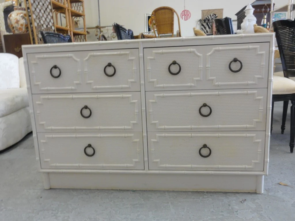 Palm Beach Faux Bamboo Double Dresser - Image 4