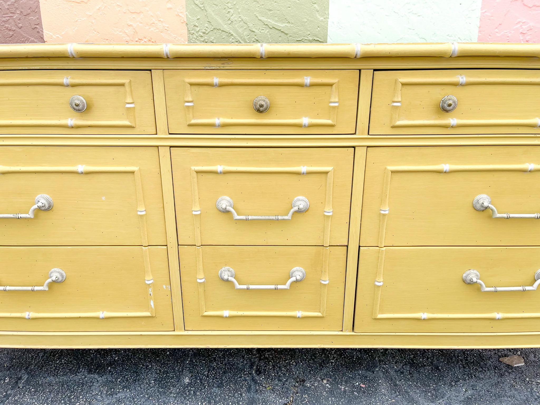 Palm Beach Faux Bamboo Dresser - Image 3