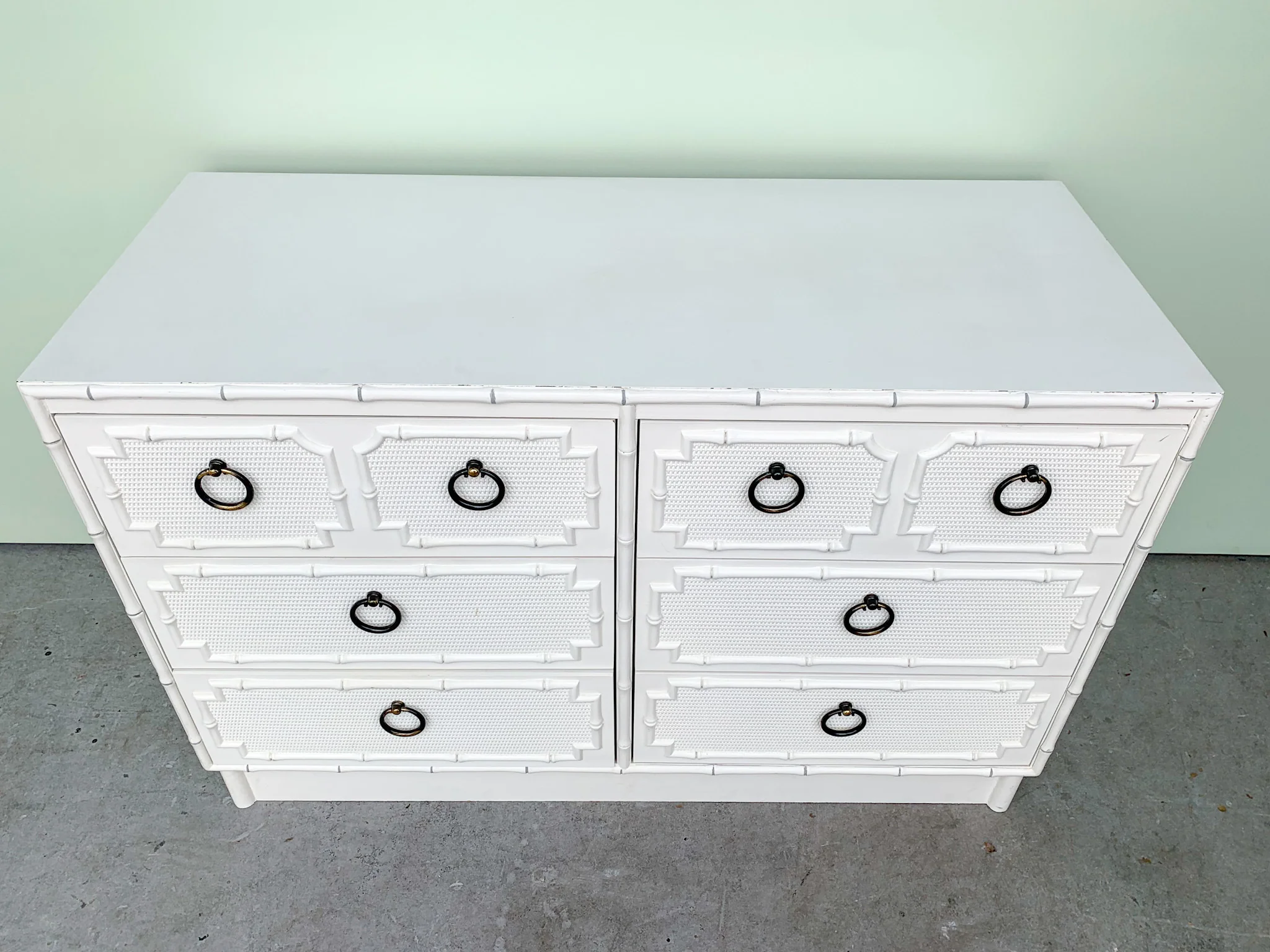 Palm Beach Faux Bamboo Dresser - Image 2