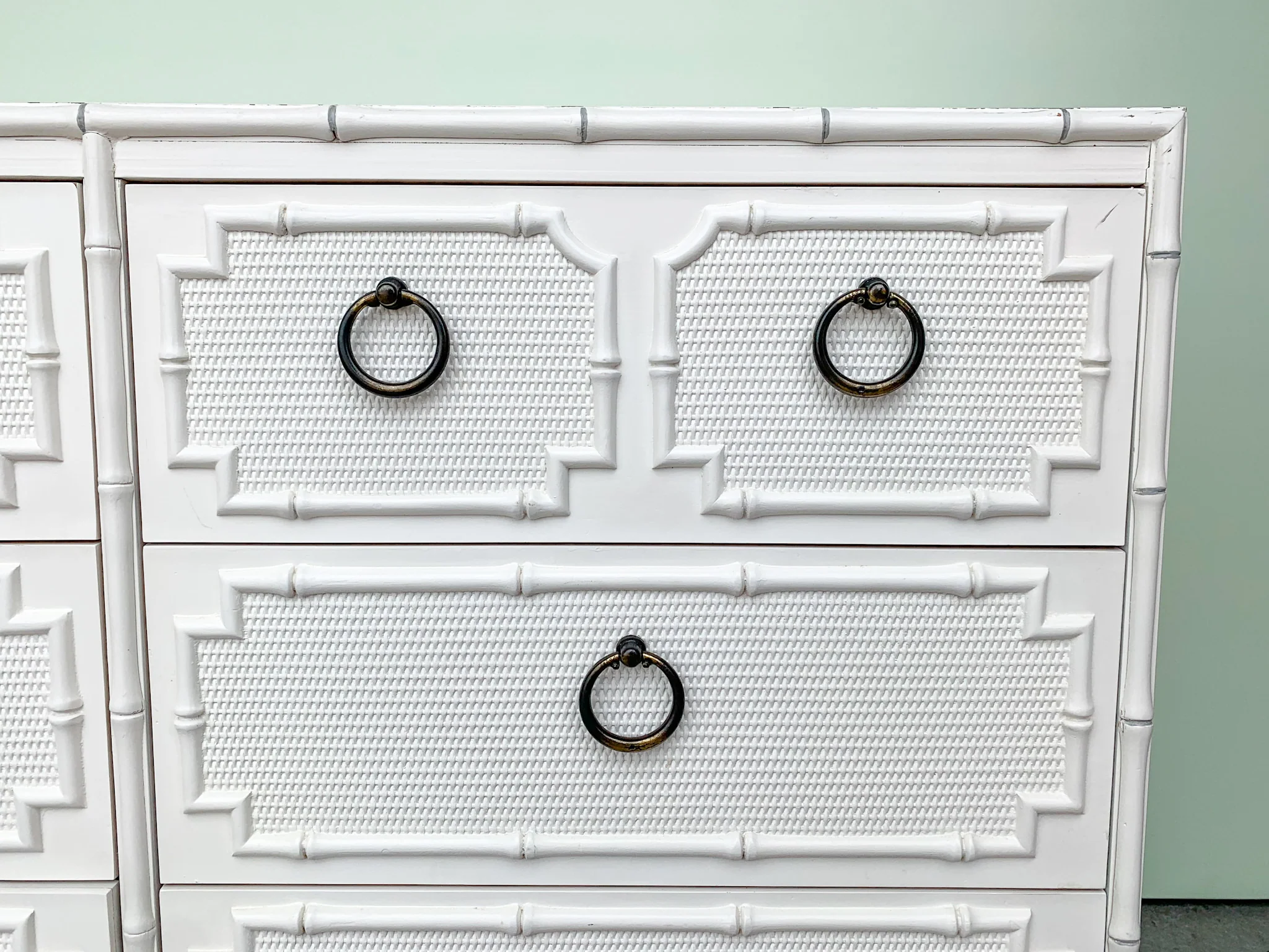 Palm Beach Faux Bamboo Dresser - Image 3