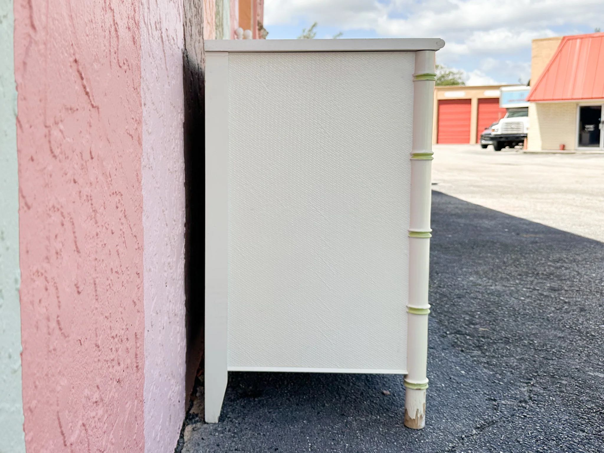 Thomasville Faux Bamboo Server - Image 13
