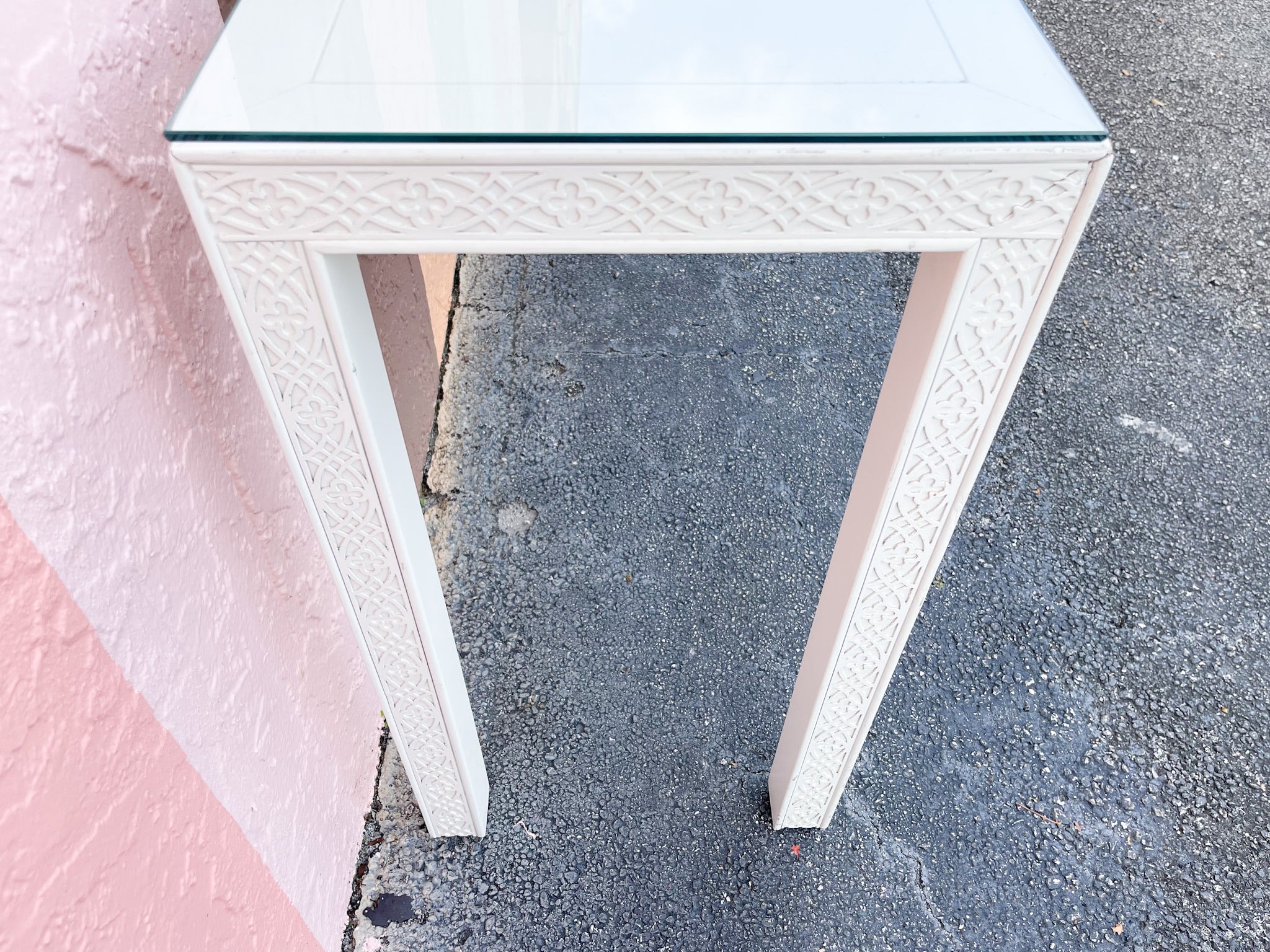 Palm Beach Fretwork Console - Image 8