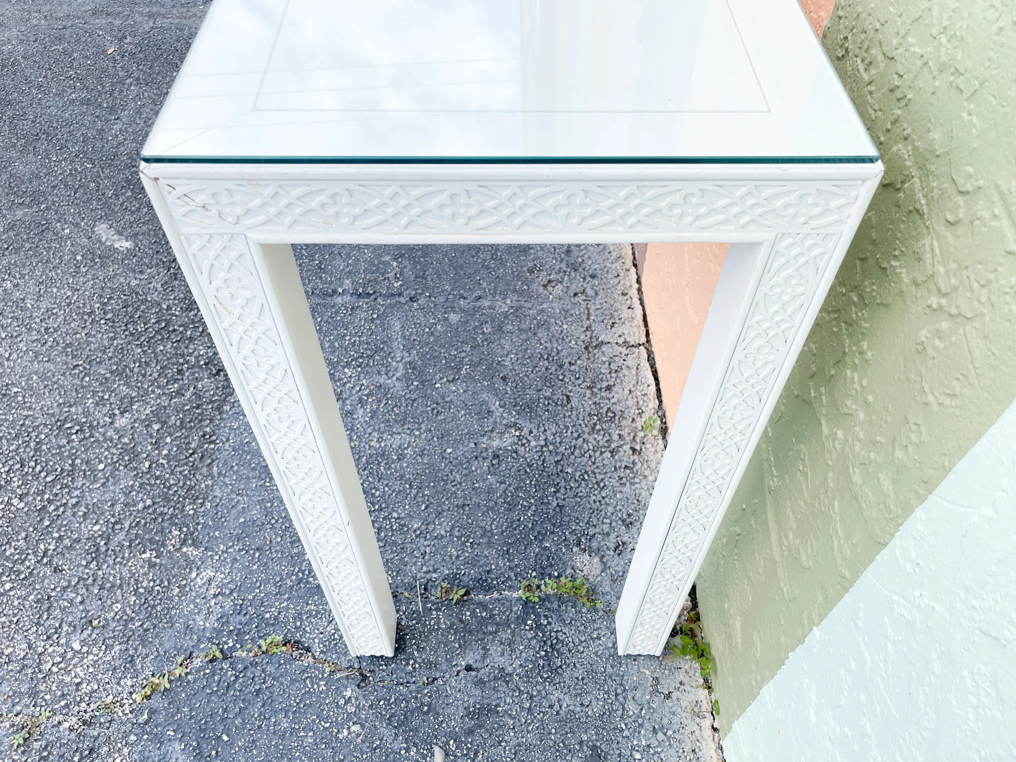 Palm Beach Fretwork Console - Image 9