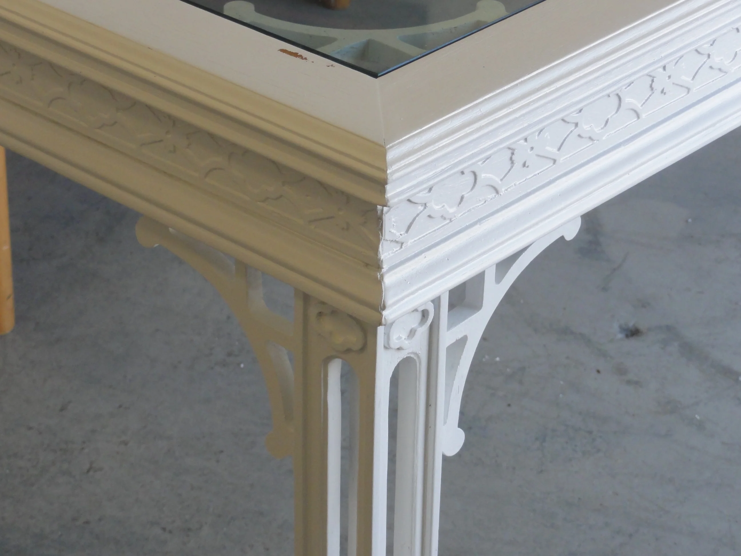 Palm Beach Fretwork Dining Table - Image 5