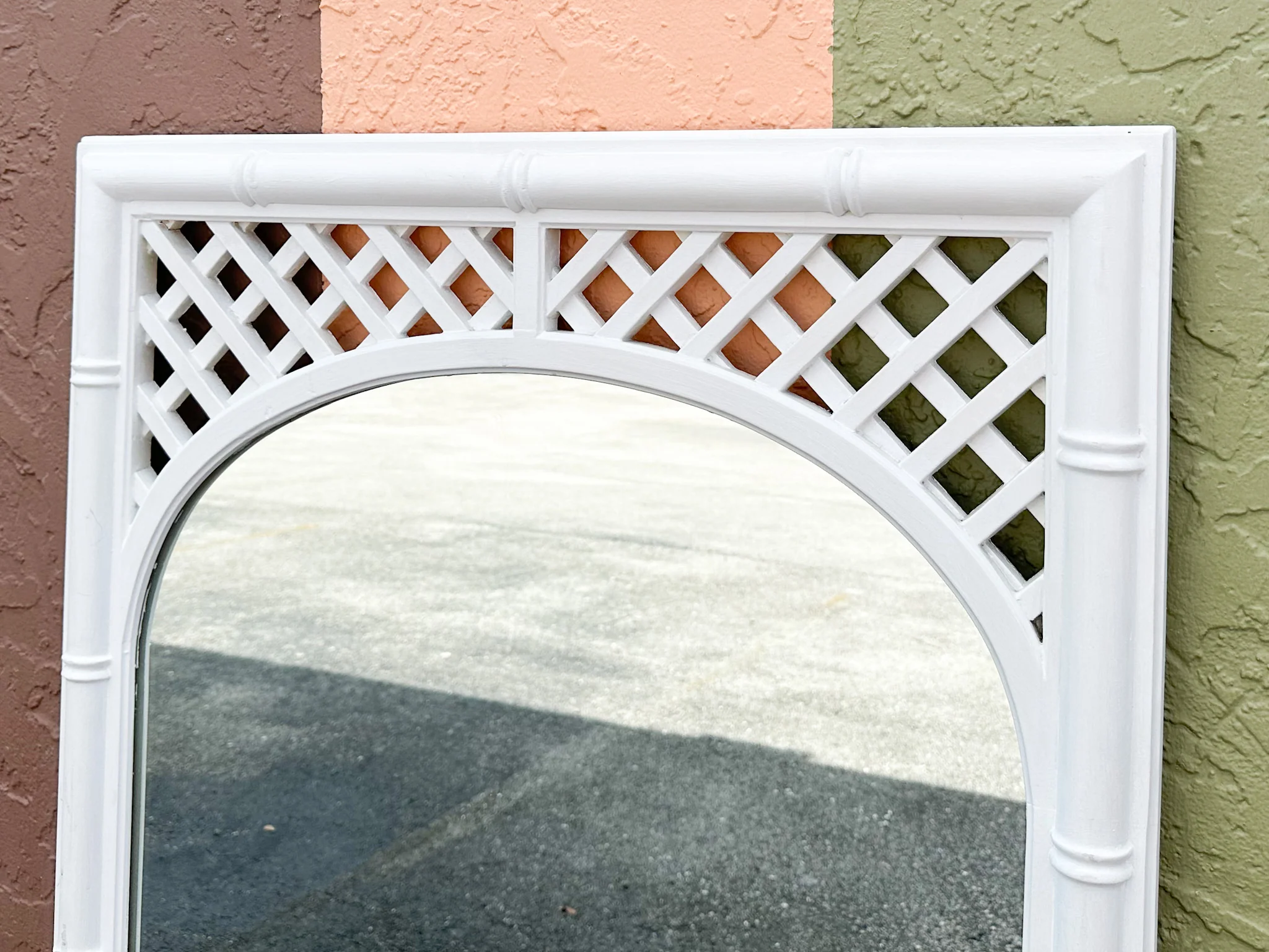 Palm Beach Lattice Love Mirror - Image 2