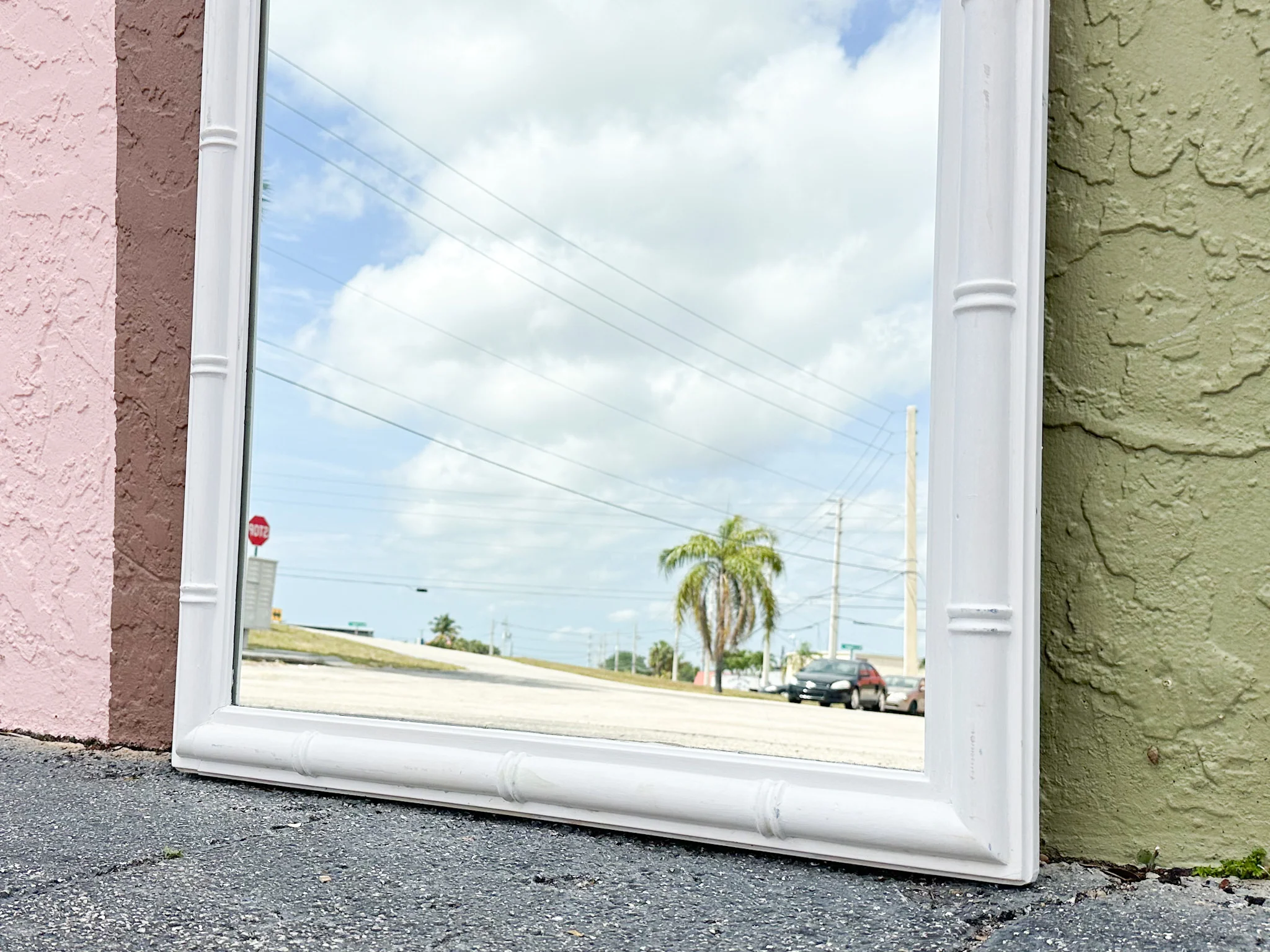 Palm Beach Lattice Love Mirror - Image 4