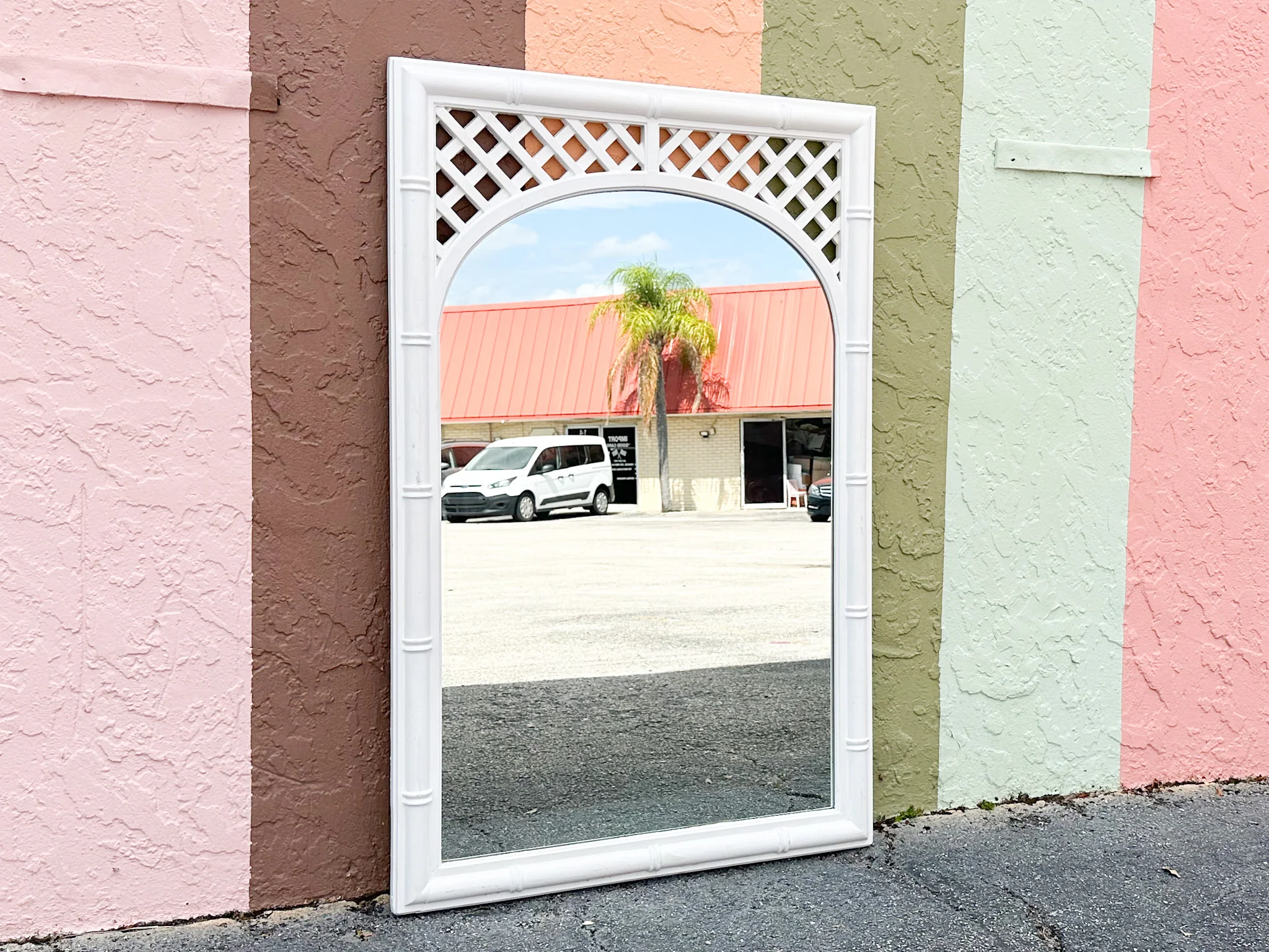 Palm Beach Lattice Love Mirror - Image 5