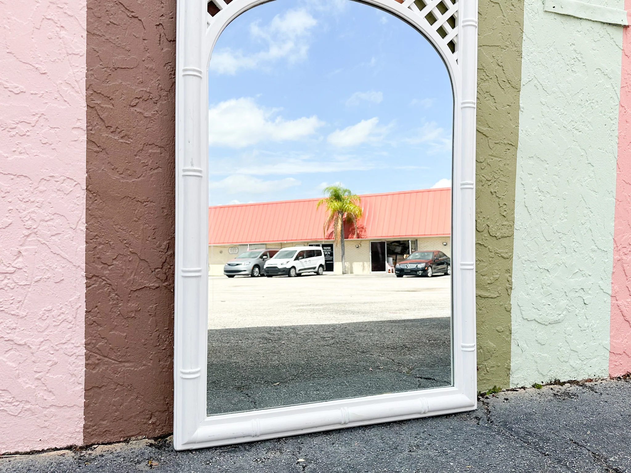 Palm Beach Lattice Love Mirror - Image 7