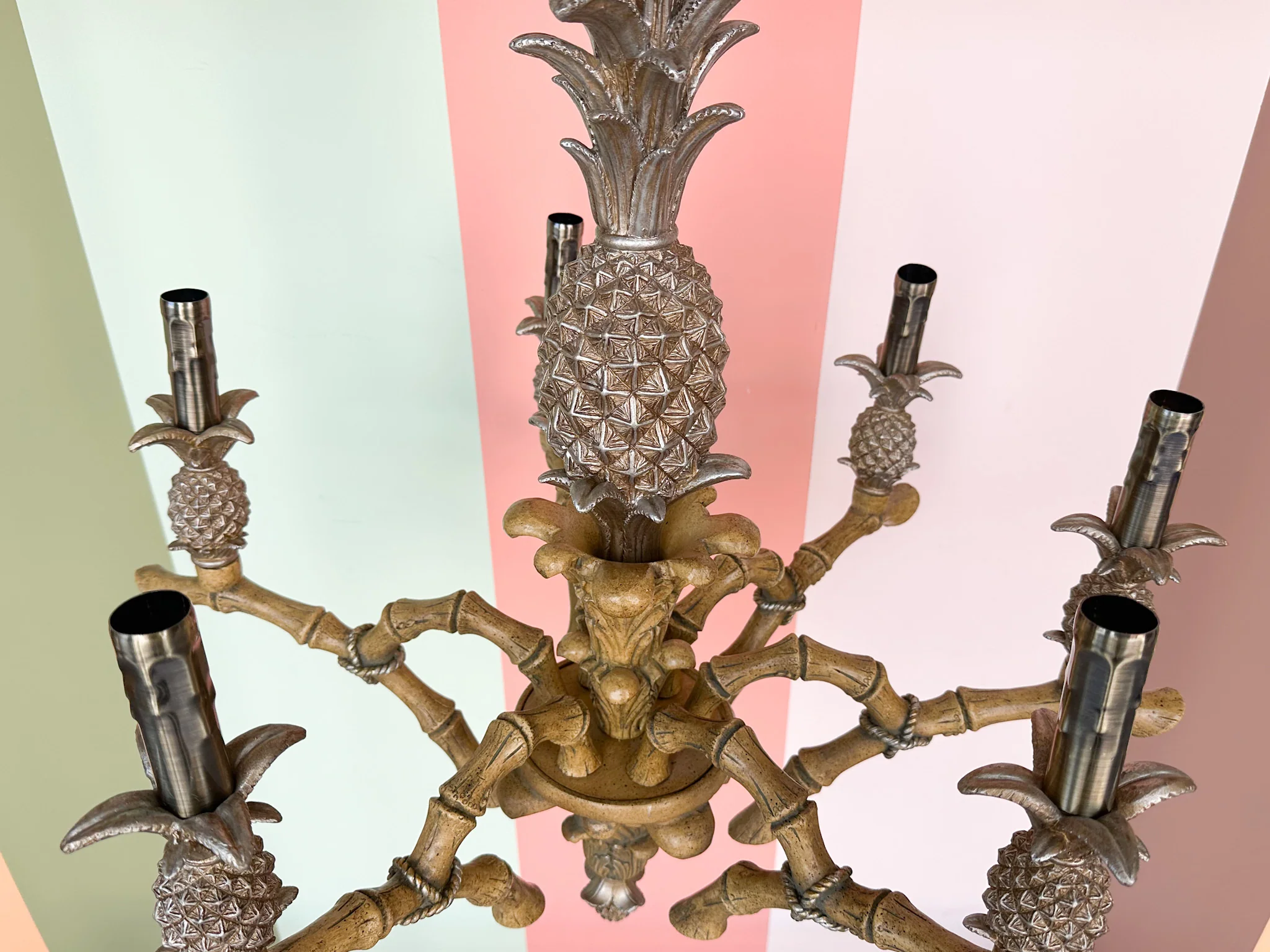 Palm Beach Pineapple Chandelier - Image 4