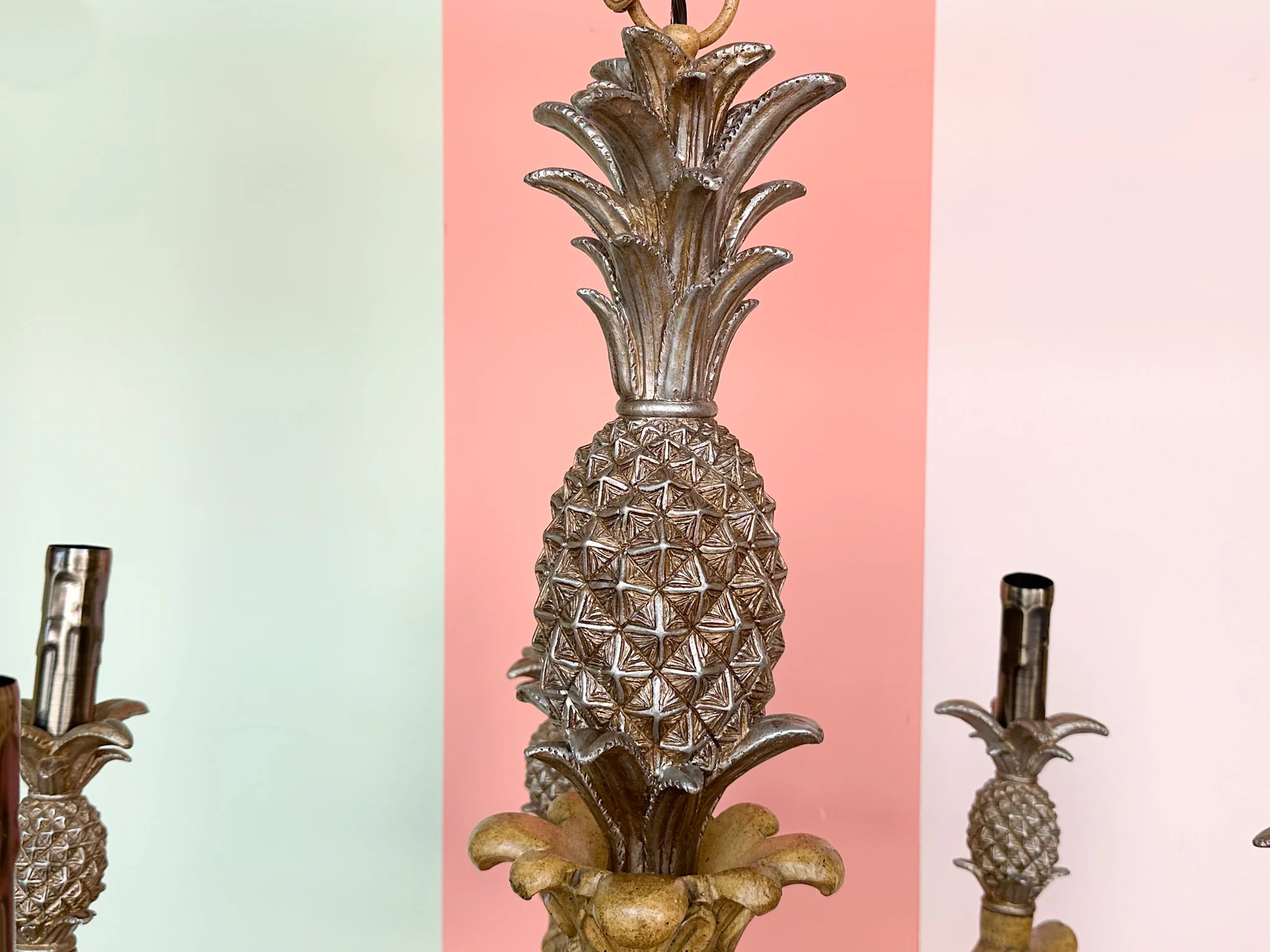 Palm Beach Pineapple Chandelier - Image 6