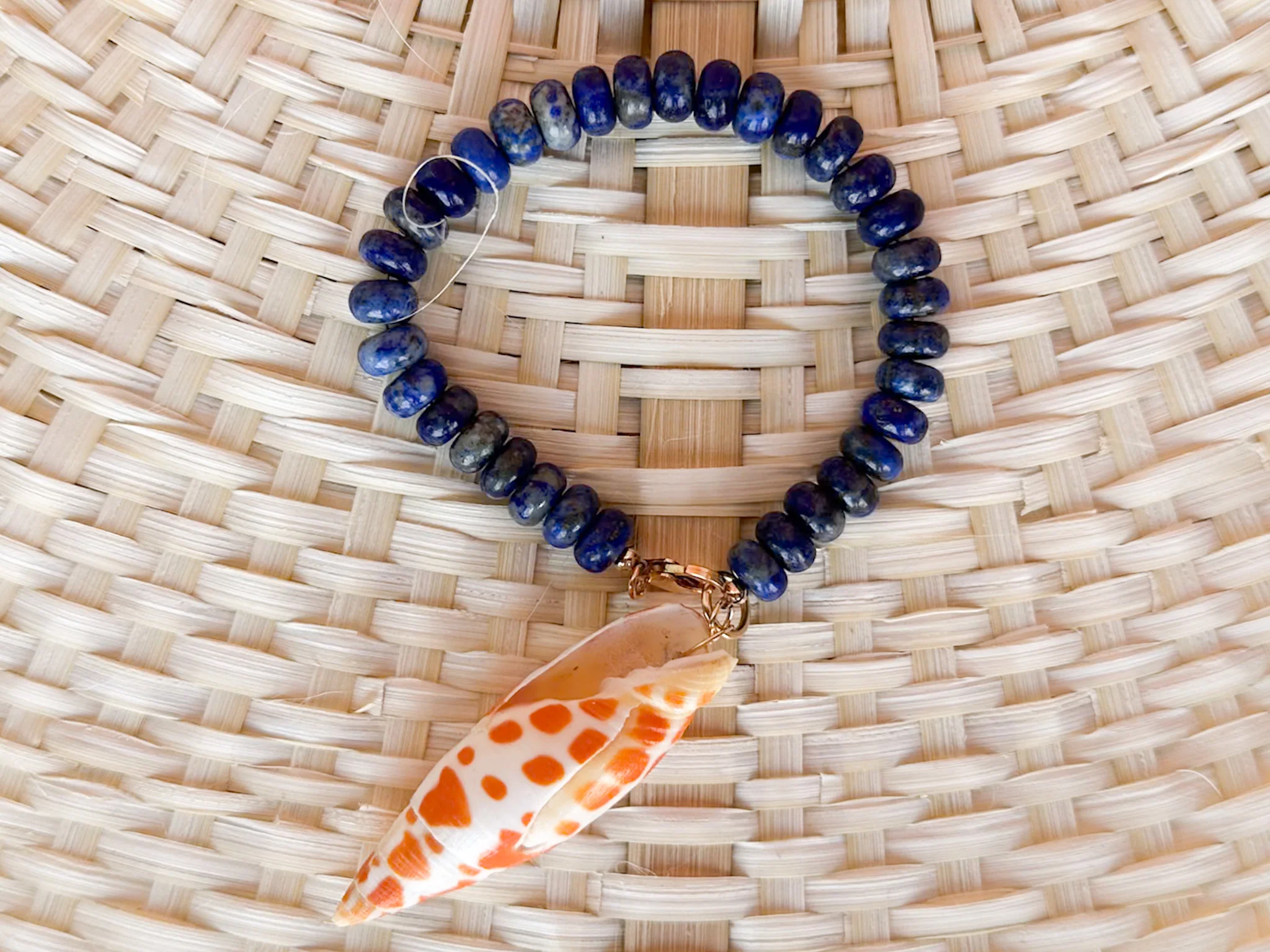 Palm Beach Regency Shell Bag Baubles - Lapis - Image 3