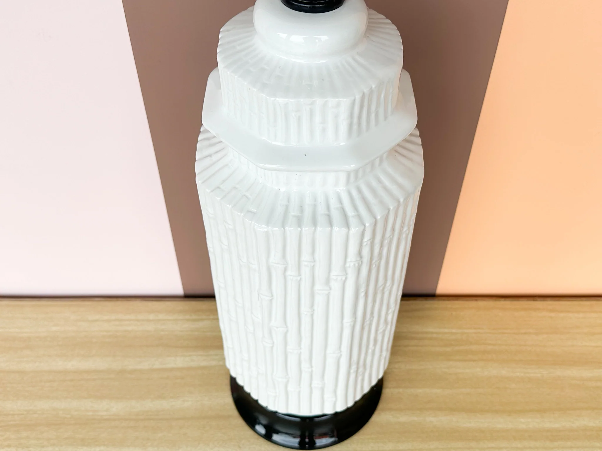 Palm Beach Style Faux Bamboo Lamp - Image 2