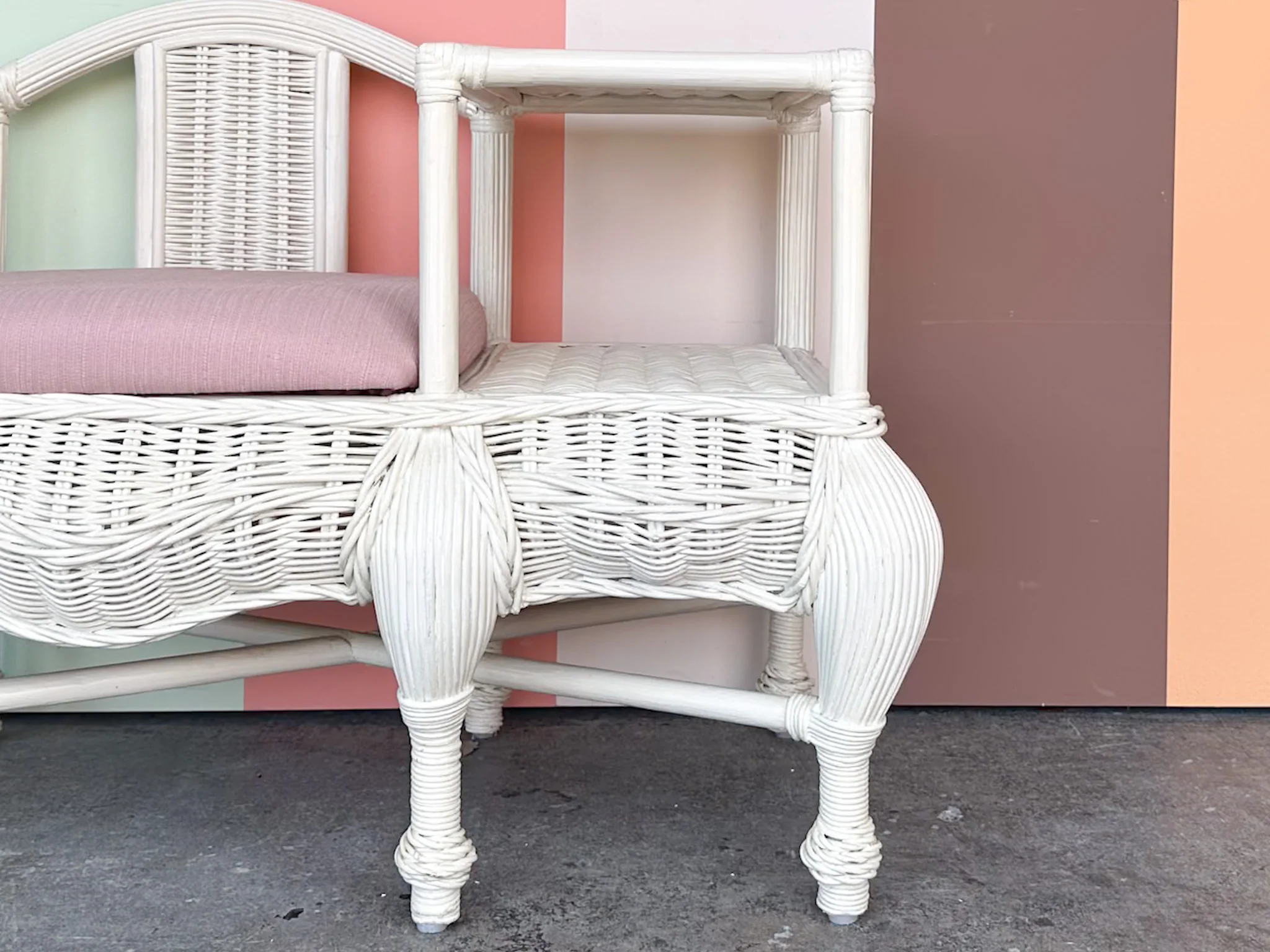 Palm Beach Style Telephone Bench - Image 7