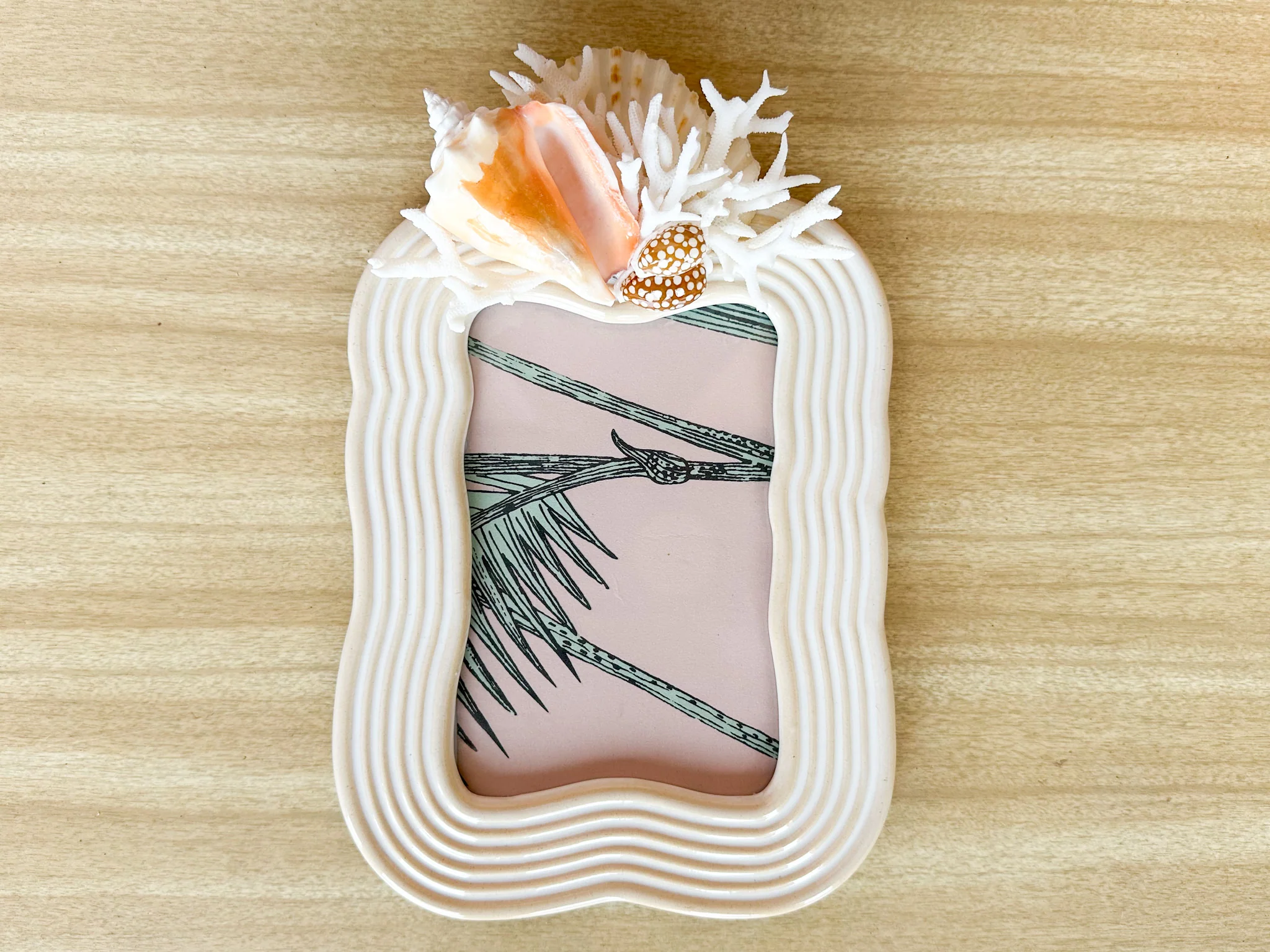 Peach Conch and Coral Frame - Image 6